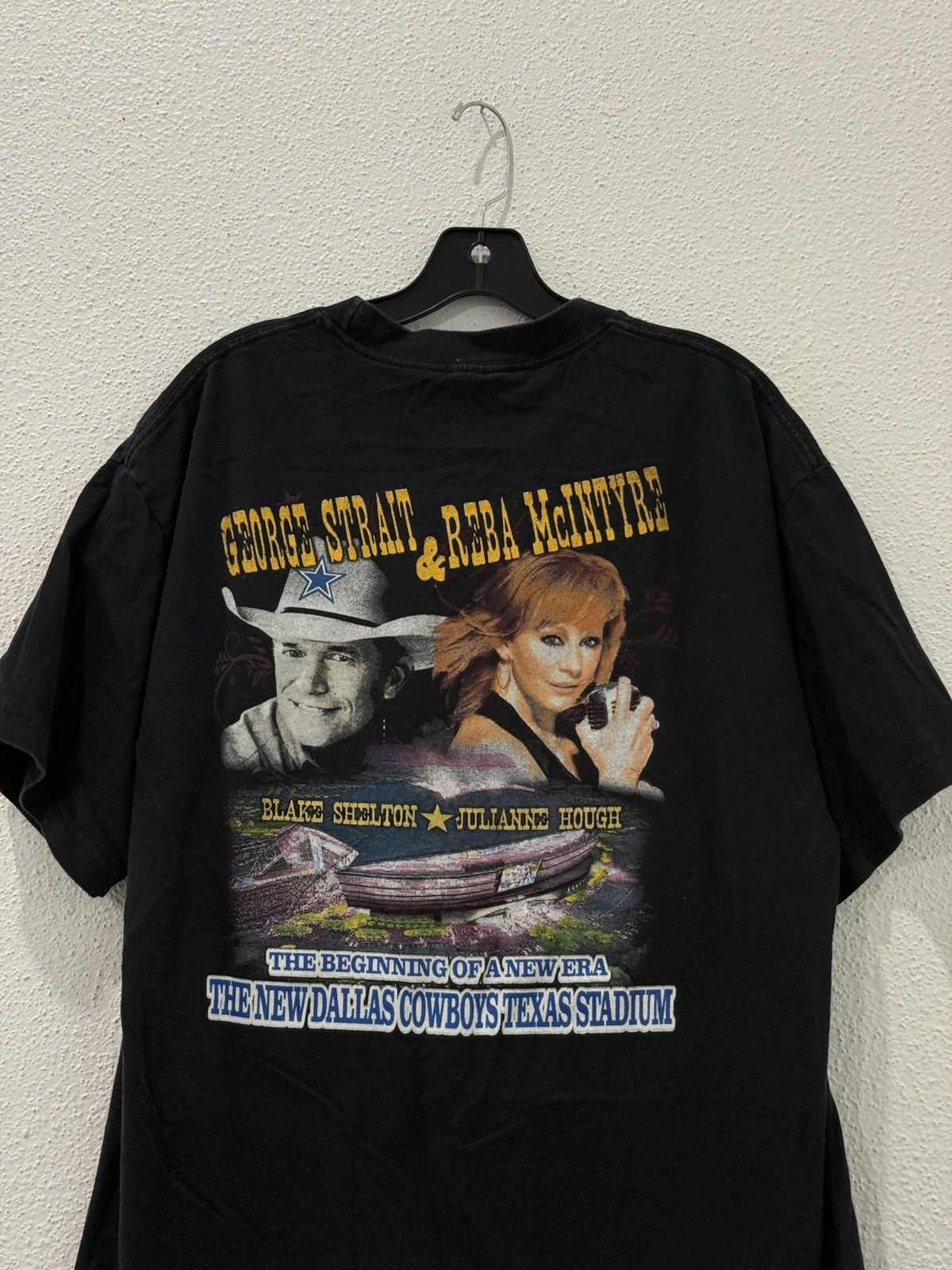 Vintage George Straight And Reba McEntire 2009 Concert Merch Large Size US L / EU 52-54 / 3 - 4 Thumbnail