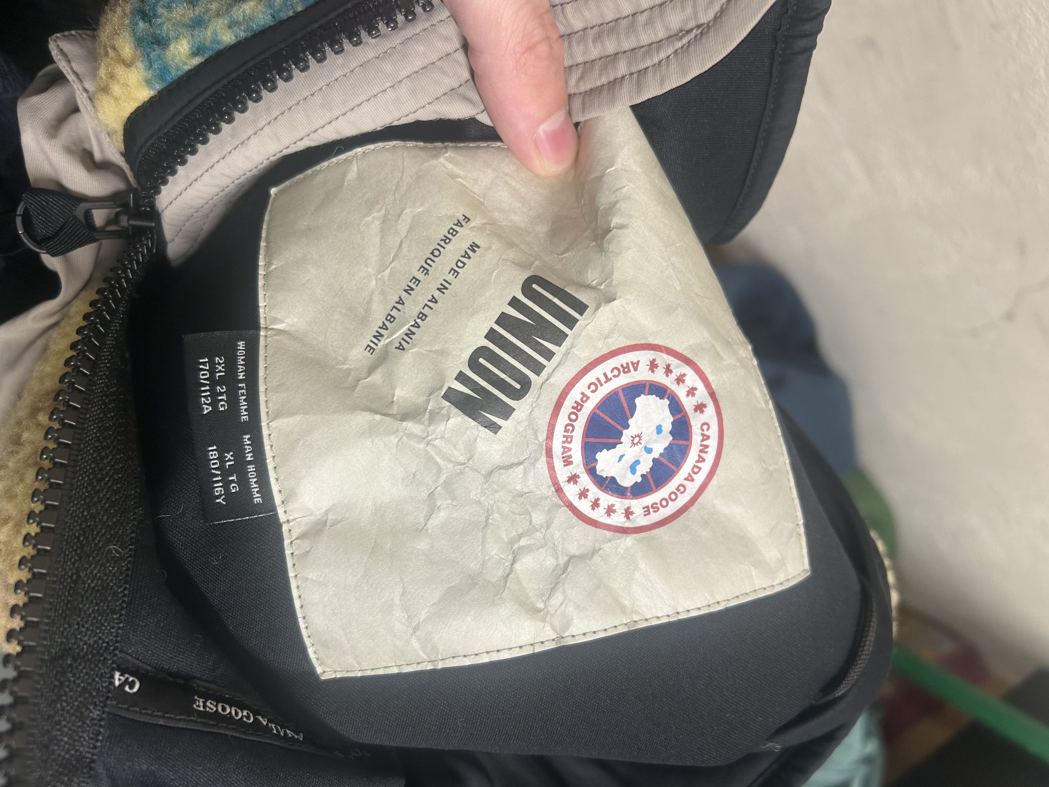 Canada Goose × NBA × Union LA Canada Goose x NBA x Union Legion Yellow Plaid Fleece Vest Size US XXL / EU 58 / 5 - 4 Thumbnail