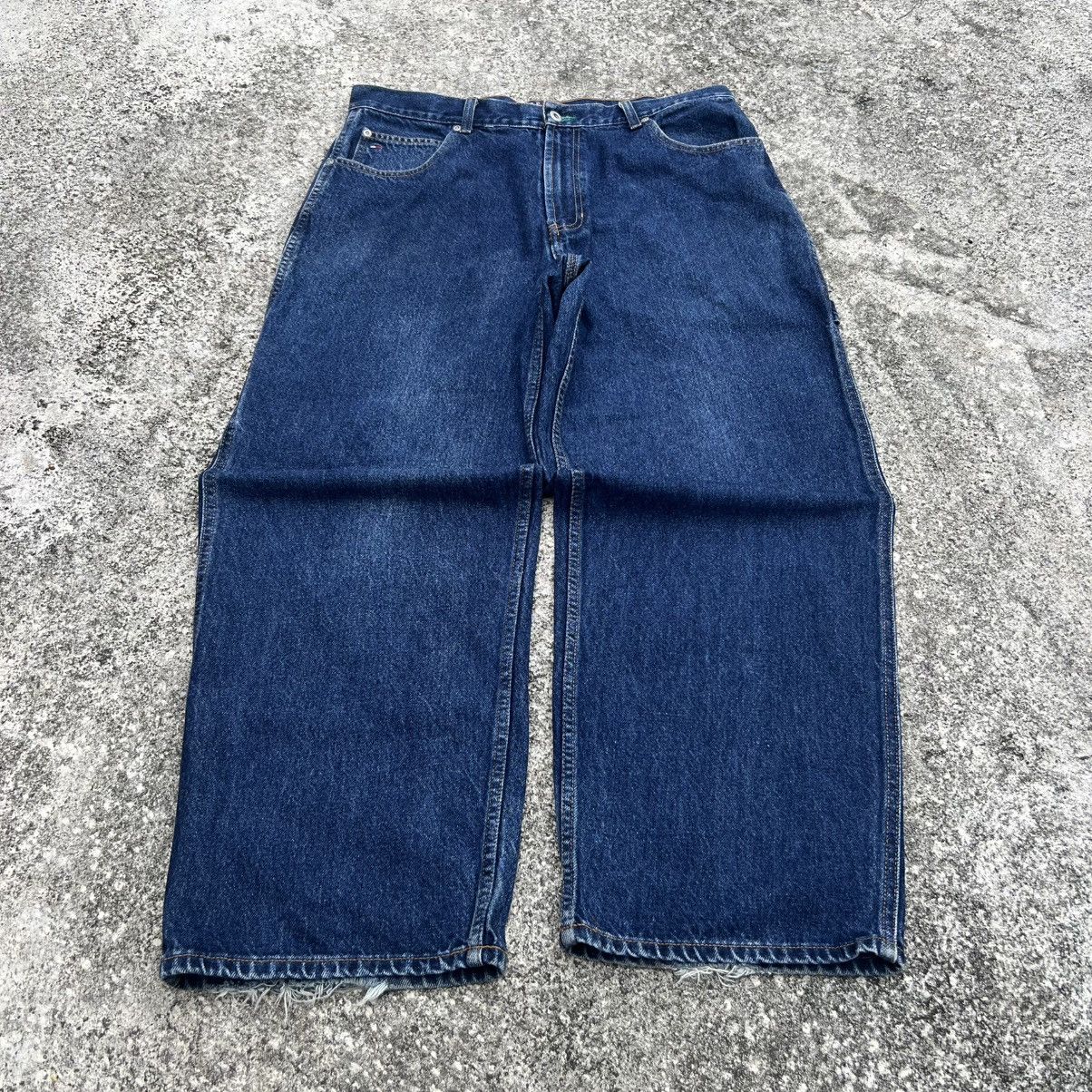 Tommy Hilfiger “y2k style” TOMMY HILFIGER CARPENTER BAGGY JEANS Size US 36 / EU 52 - 2 Thumbnail