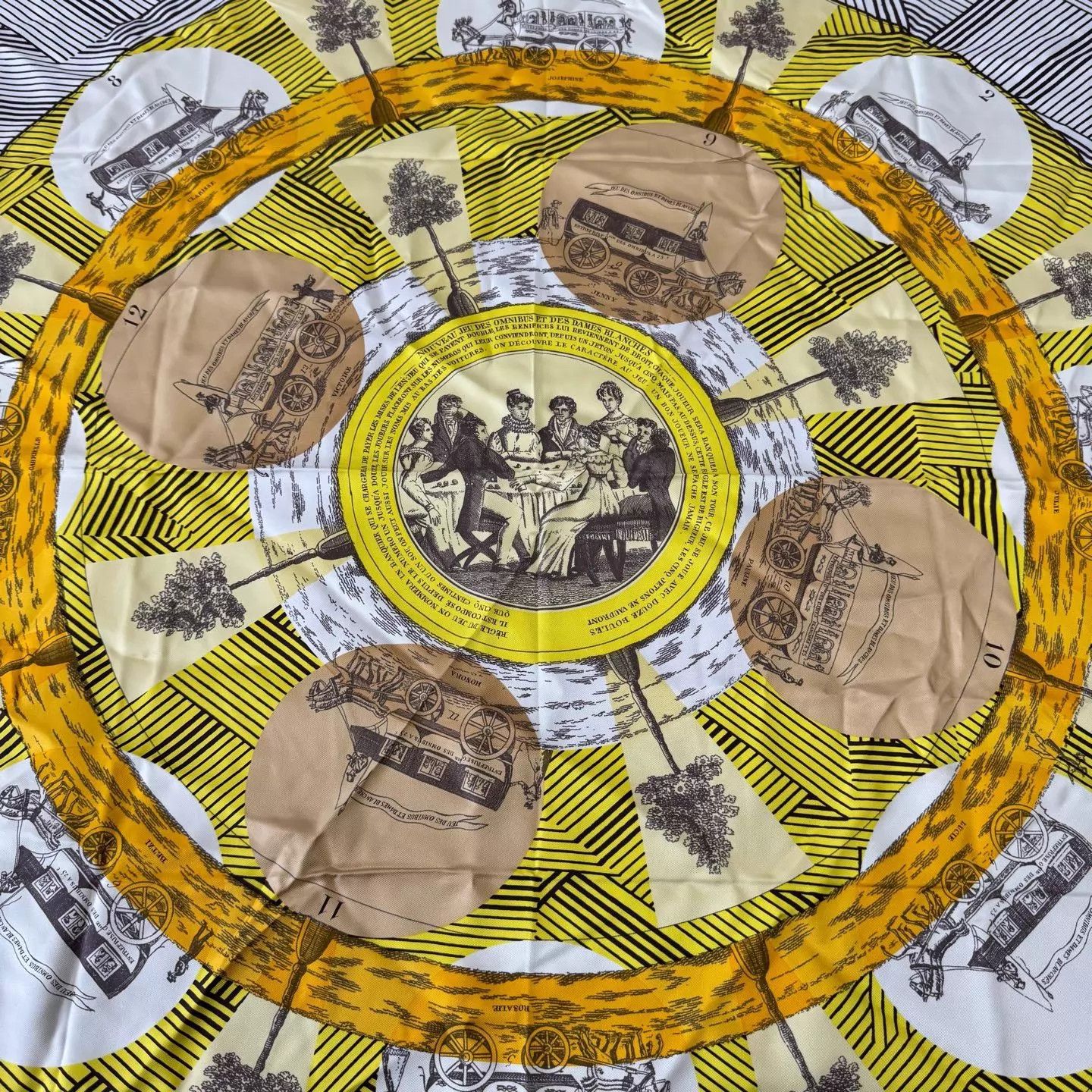 Hermes Hermes Ladies & Bus Scarf 99 New Classic Size ONE SIZE - 3 Thumbnail