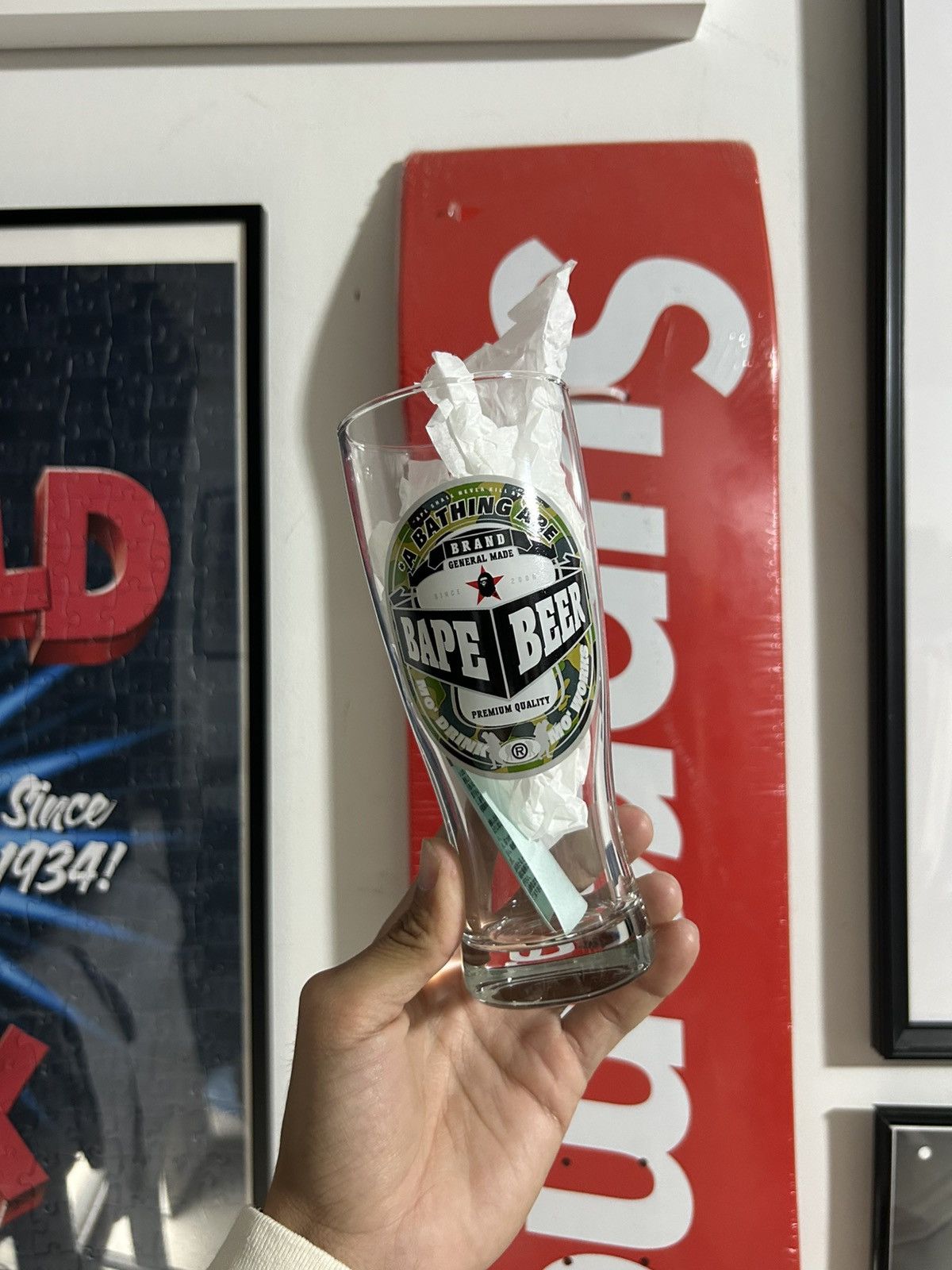 Bape Bape Beer Glass Size ONE SIZE - 1 Thumbnail