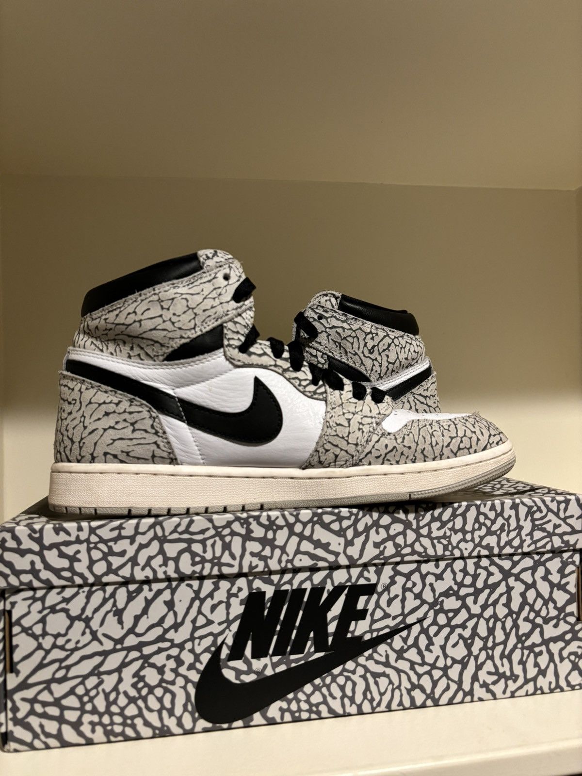 Jordan Brand Jordan 1 cement high og size 9.5 Size US 9.5 / EU 42-43 - 3 Thumbnail