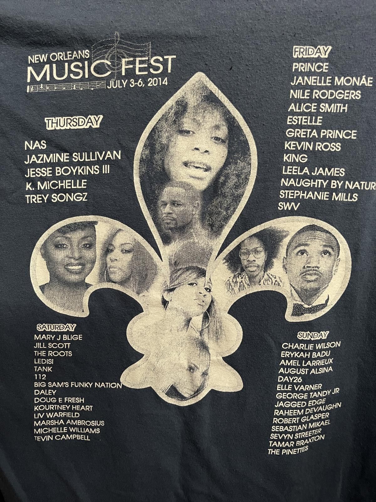 Designer New Orleans 20th Music Fest 2014 T-shirt - Prince Tee - M Size US M / EU 48-50 / 2 - 5 Thumbnail