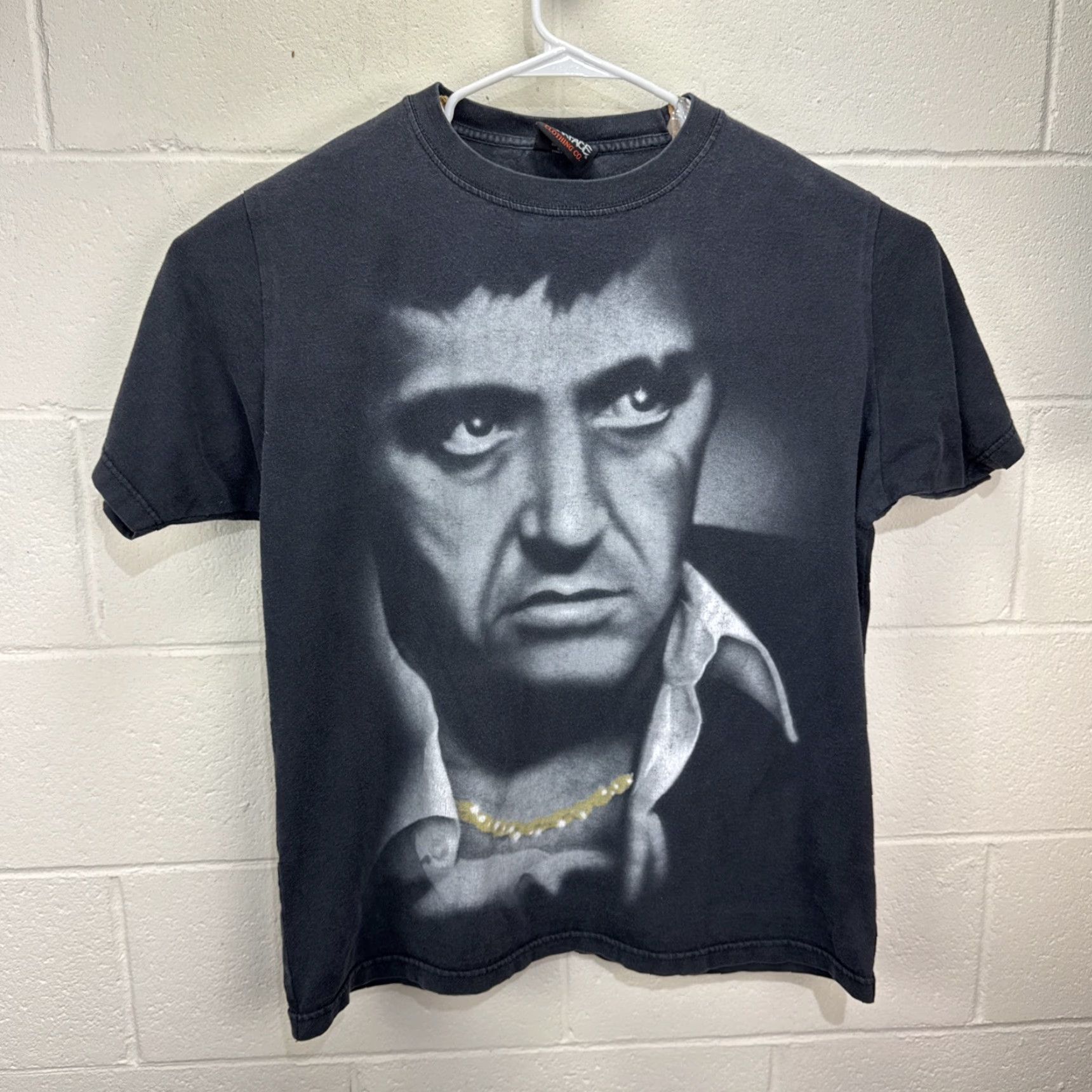 Vintage VINTAGE Scarface Graphic T-Shirt Black XL 90s Movie Hip Hop Mens Size US XL / EU 56 / 4 - 2 Thumbnail