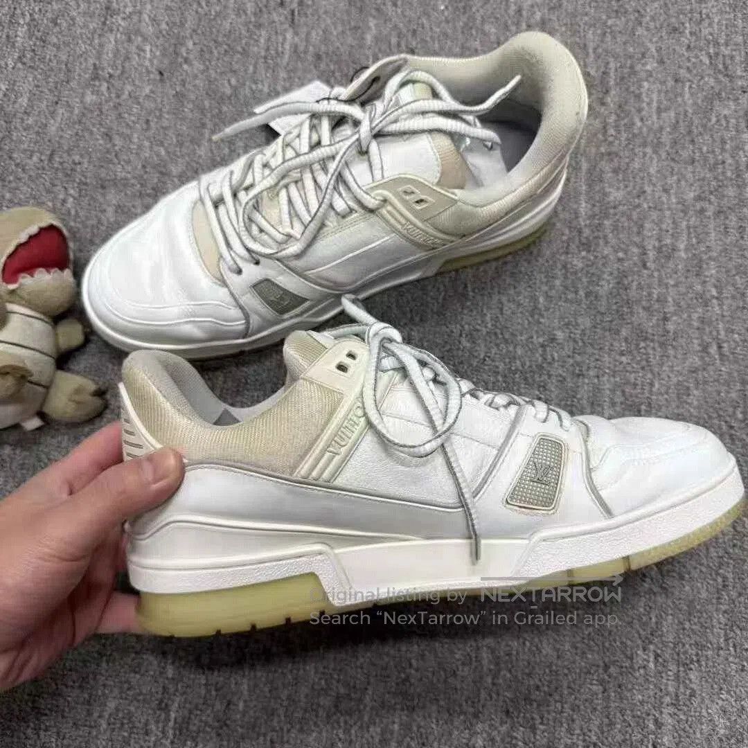 Louis Vuitton Louis Vuitton White Trainer Size 42. Size US 9 / EU 42 - 3 Thumbnail