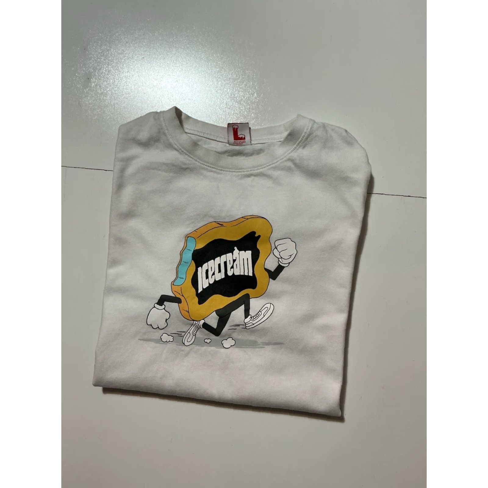 Vintage VINTAGE Ice Cream Billionaire Boys Club BBC Graphic White S/S Crewneck T-Shirt Mens Size L White Crewneck Graphic BBC Ice Cream T-Shirt Mens Size US L / EU 52-54 / 3 - 2 Thumbnail