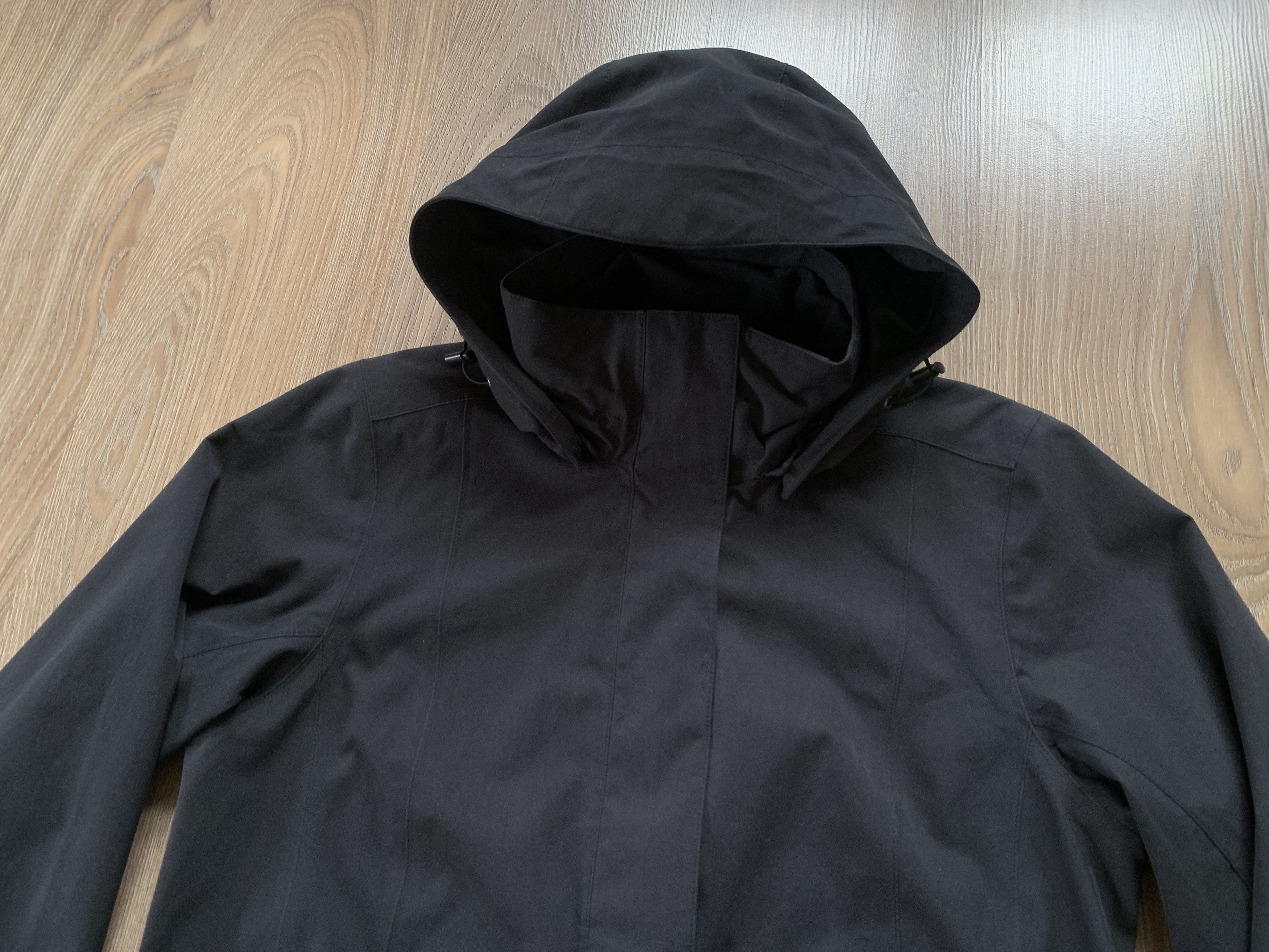 Jack Wolfskin Jack Wolfskins Women's Black Membran Waterproof Jacket Size M / US 6-8 / IT 42-44 - 5 Thumbnail