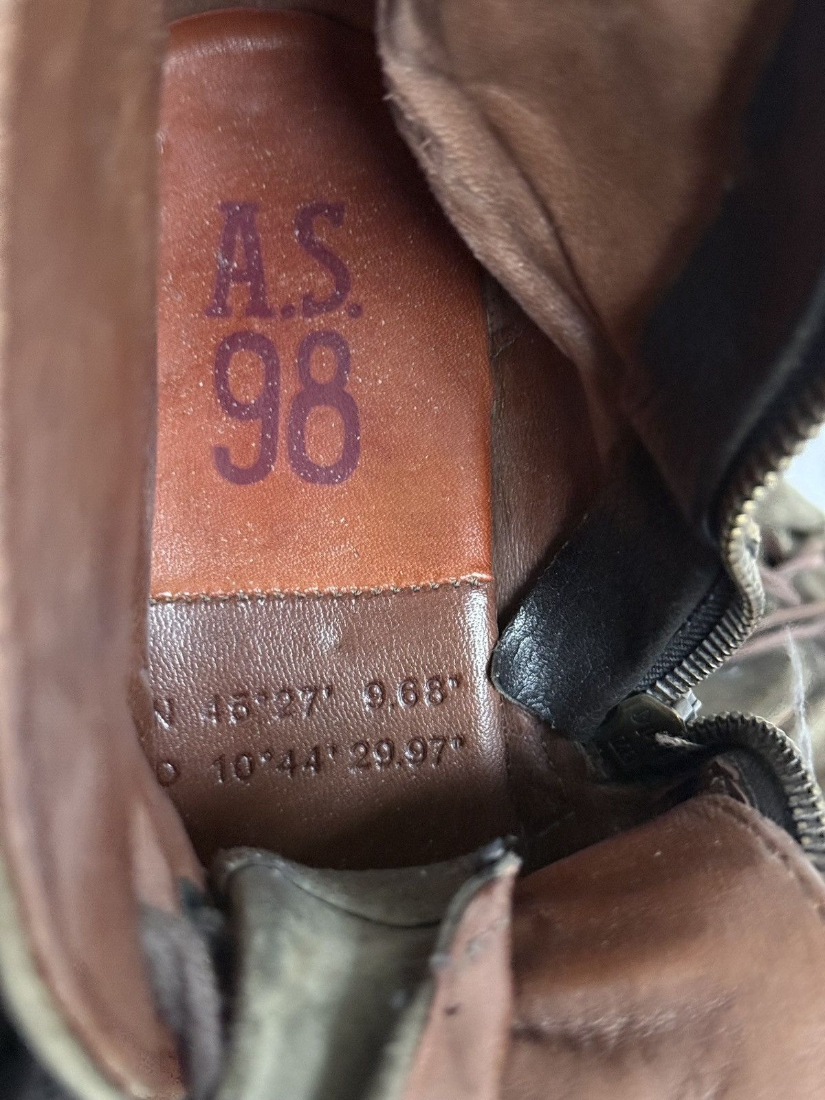 A.S.98 Avant Garde A.S. 98 Tornado Mart Style Suede Leather Boots Size US 6 / EU 39 - 9 Thumbnail