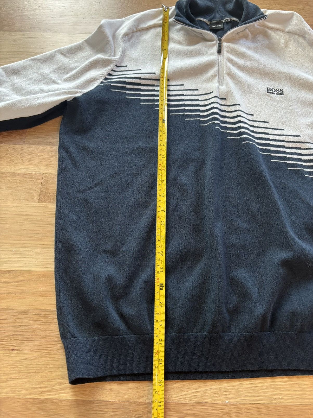 Hugo Boss Hugo Boss Sweater Quarter Zip Size US XXL / EU 58 / 5 - 7 Thumbnail