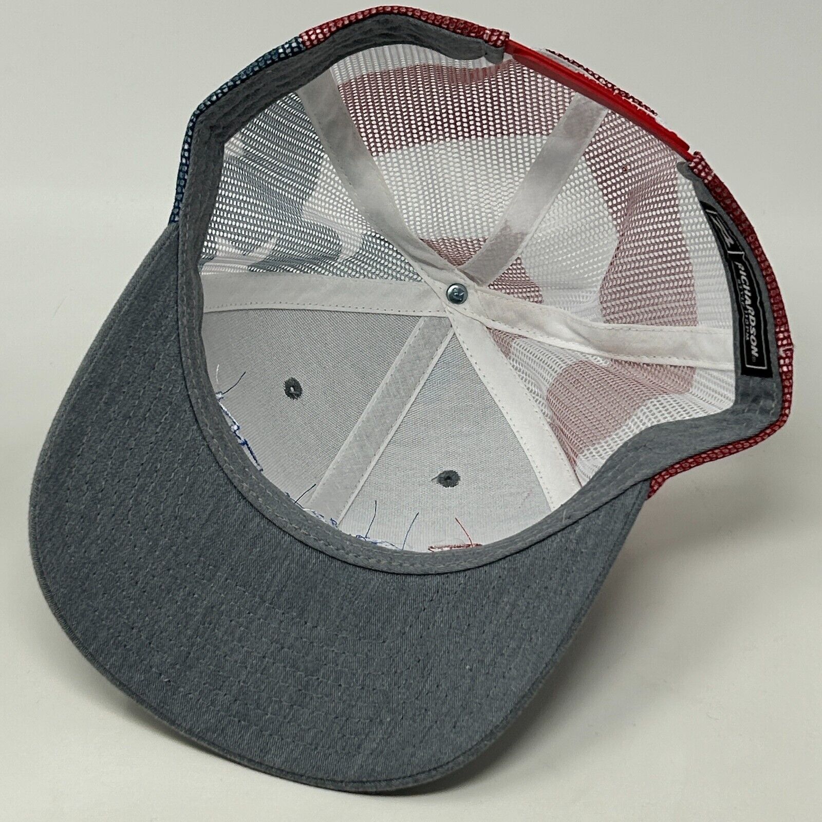 Richardson IT Avalon Trucker Hat Baseball Cap USA Flag Patriotic Tech Size ONE SIZE - 4 Thumbnail