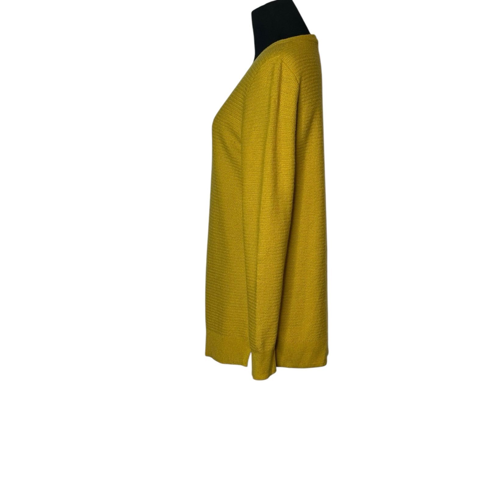 Gap Gap yellow long sleeves sweater v neck size Small Size S / US 4 / IT 40 - 5 Thumbnail