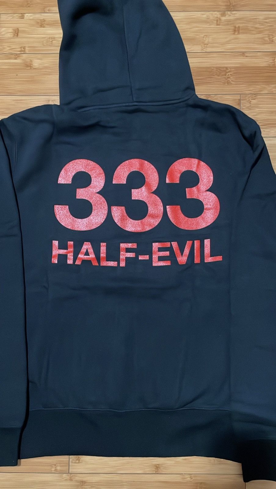 Sold Half Evil embroidered hoodie (Size M)