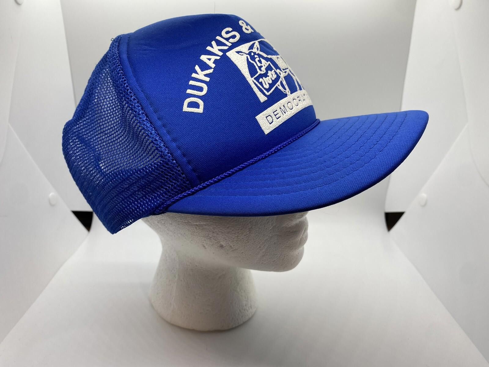 Designer RARE 1988 Dukakis / Bentsen Vote Democratic Trucker Hat Size ONE SIZE - 2 Thumbnail