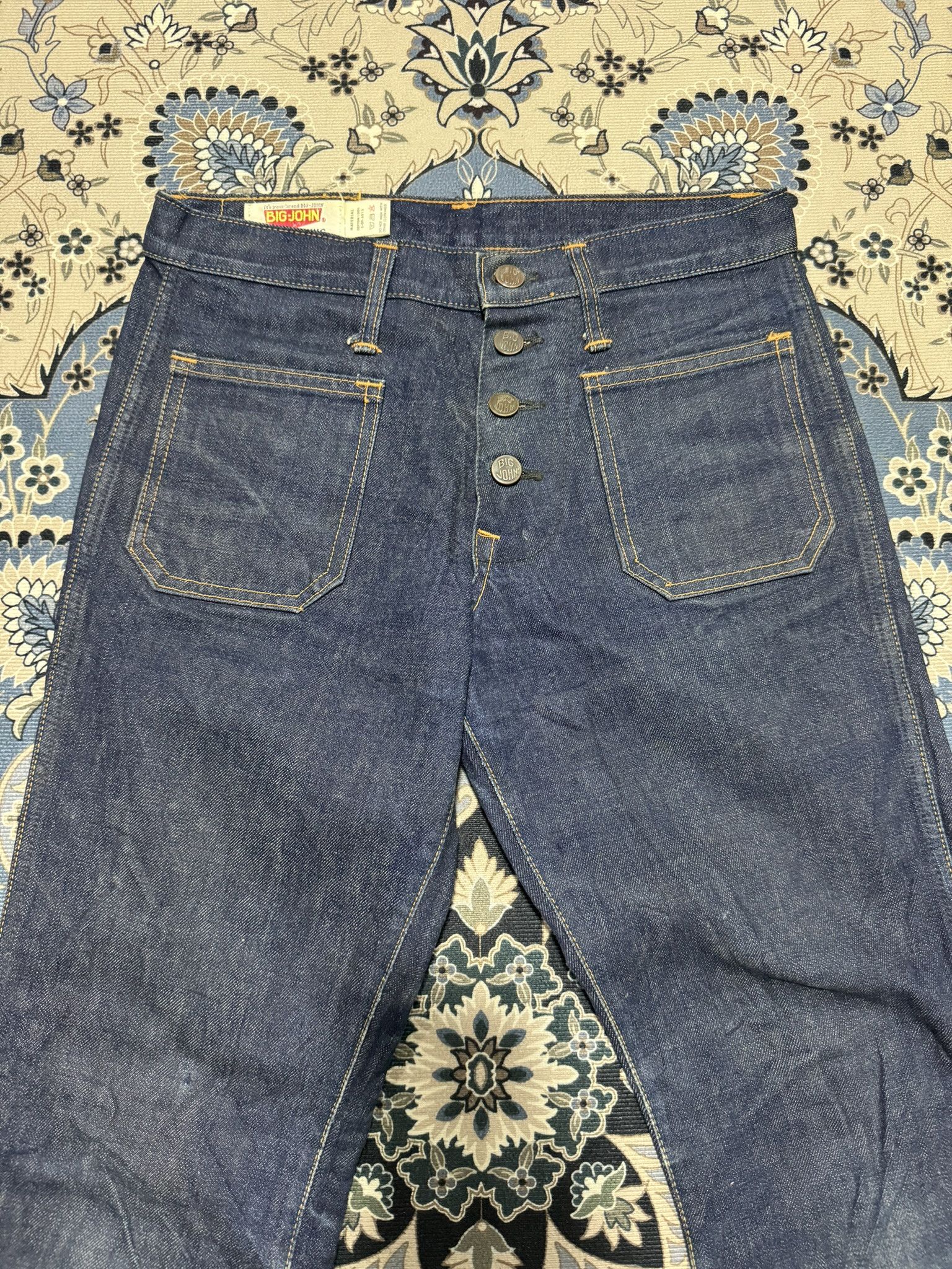 Big John × Japanese Brand × Vintage Vintage Flare Big John Bush Pants Jeans Kapital Size 29" - 3 Thumbnail