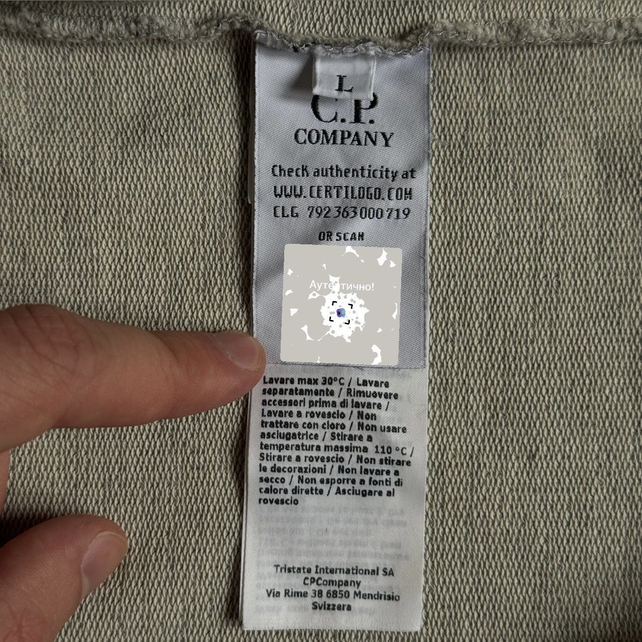 C.P. Company Cp Company Vintage Hoodie Colour Grey Luxury Casuals Size US L / EU 52-54 / 3 - 7 Thumbnail