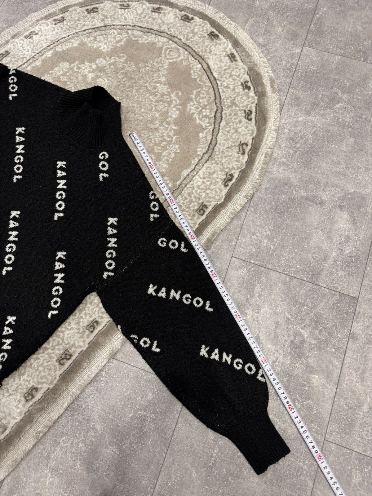 Kangol Vintage Kangol Monogram Big Logo Wool Sweater Streetwear Y2K Size M / US 6-8 / IT 42-44 - 2 Thumbnail