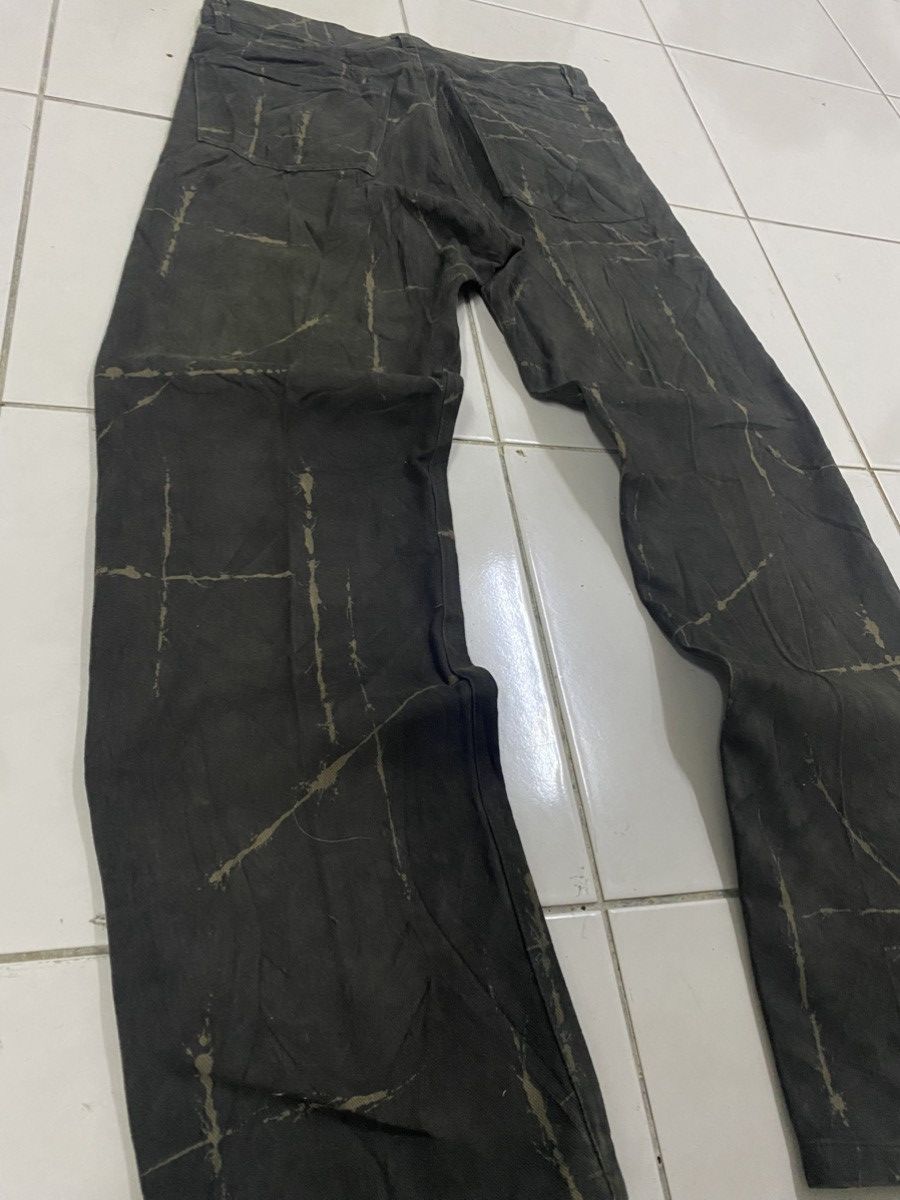 Japanese Brand VTG TESS HIRO Japan Distressed Scratch Denim Pants Size US 30 / EU 46 - 13 Thumbnail