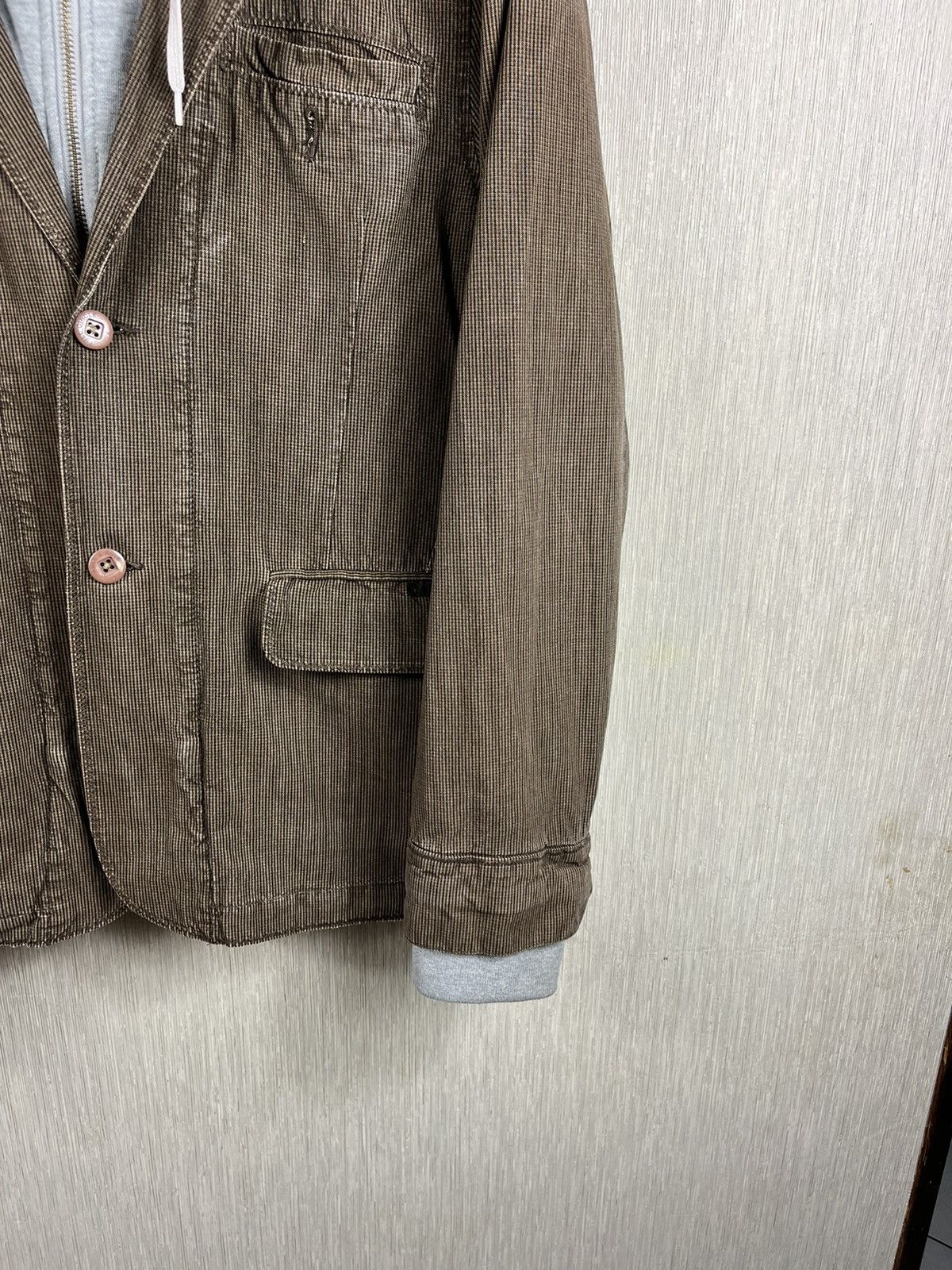 Japanese Brand × Vintage Vintage Fullcircle suit hoodie zip hooded blazer y2k jacket Size US L / EU 52-54 / 3 - 7 Thumbnail