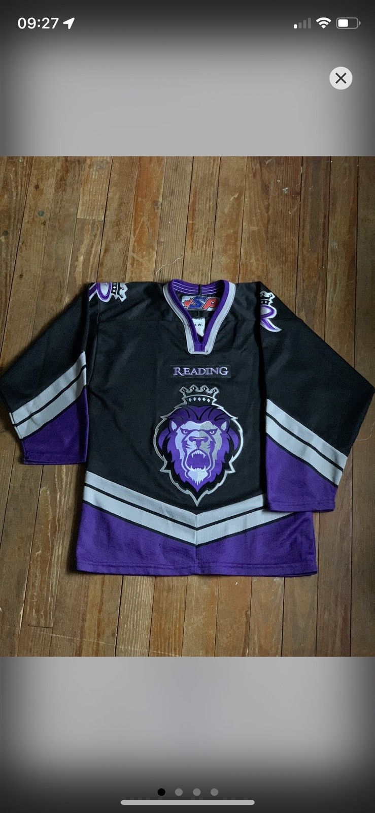 image of Nhl Reading Royals Jersey in Black, Men's (Size Medium)