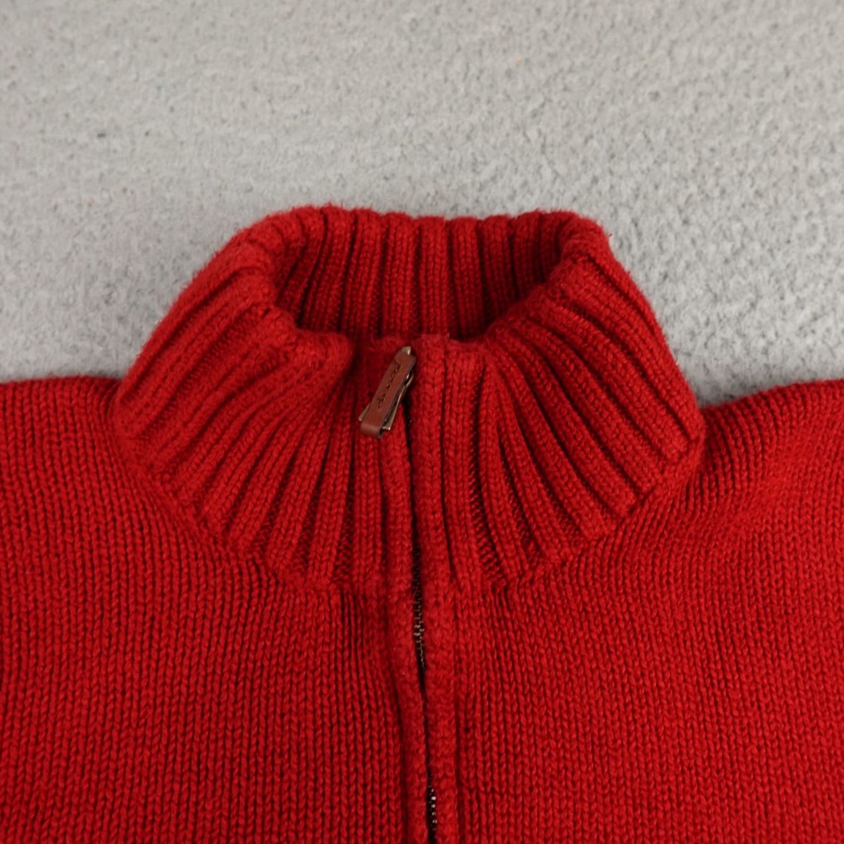 Polo Ralph Lauren VINTAGE Polo Ralph Lauren Sweater Mens XL Red 1/4 Zip Knit Pullover 90s Classic Preppy Size US XL / EU 56 / 4 - 5 Thumbnail