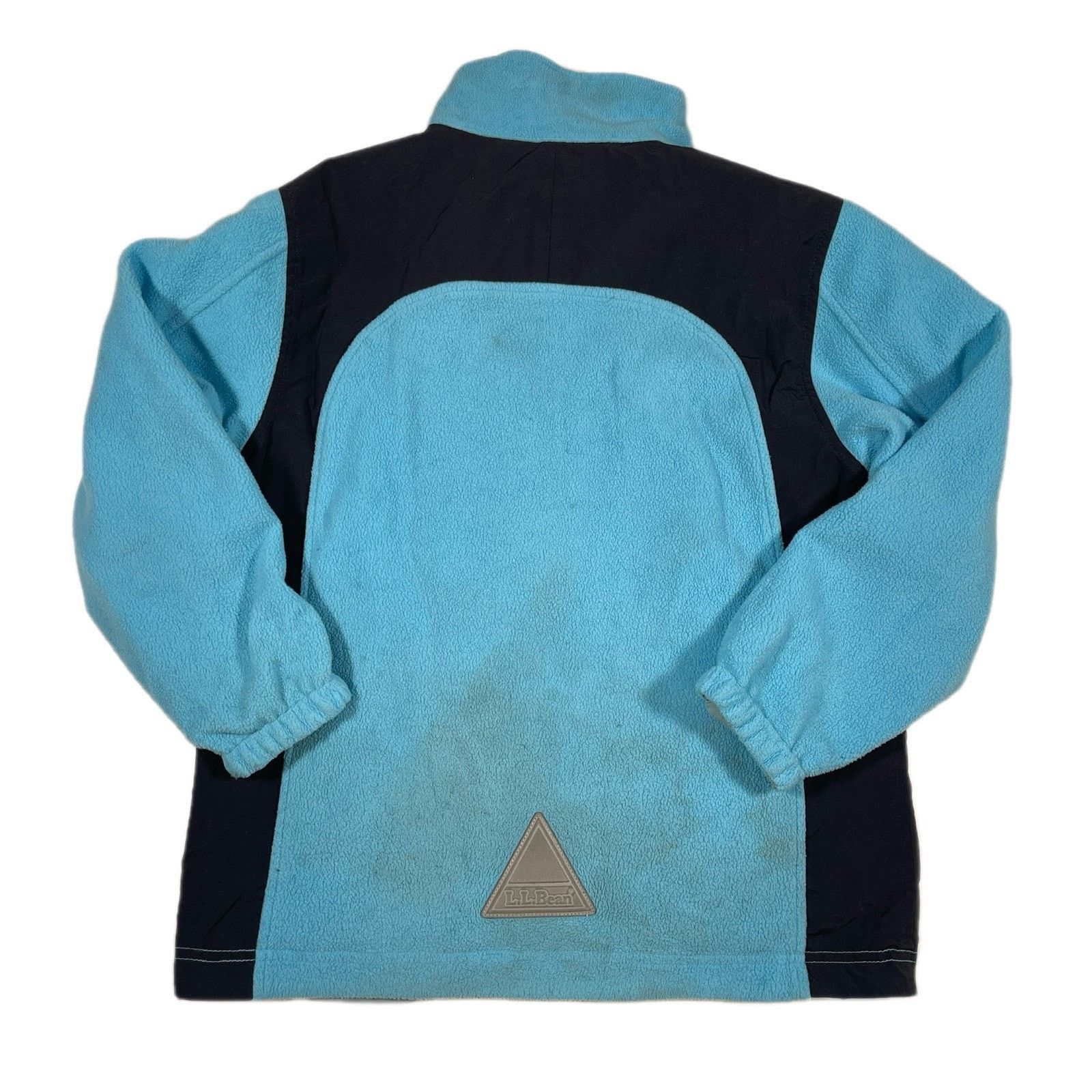 L.L. Bean LL Bean Blue Reversible Fleece Jacket Size Youth Medium Size M / US 6-8 / IT 42-44 - 13 Thumbnail