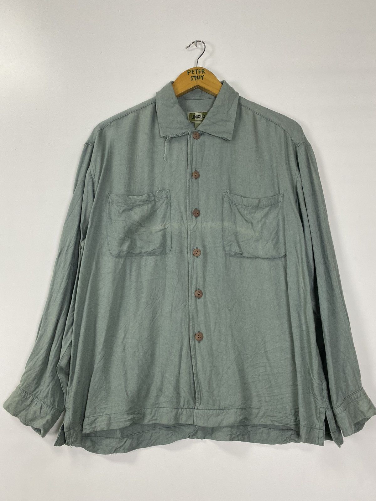 Uniqlo × Vintage Vintage Uniqlo Button Up Size US L / EU 52-54 / 3 - 2 Thumbnail