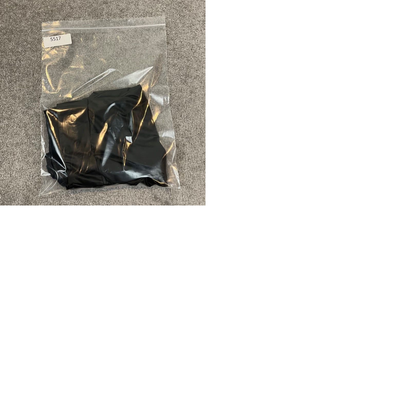 Calzedonia CALZEDONIA Leggings Womens Size XL x 28" Black Ankle Leather Effect Shapers Size 40" / US 18 - 9 Thumbnail