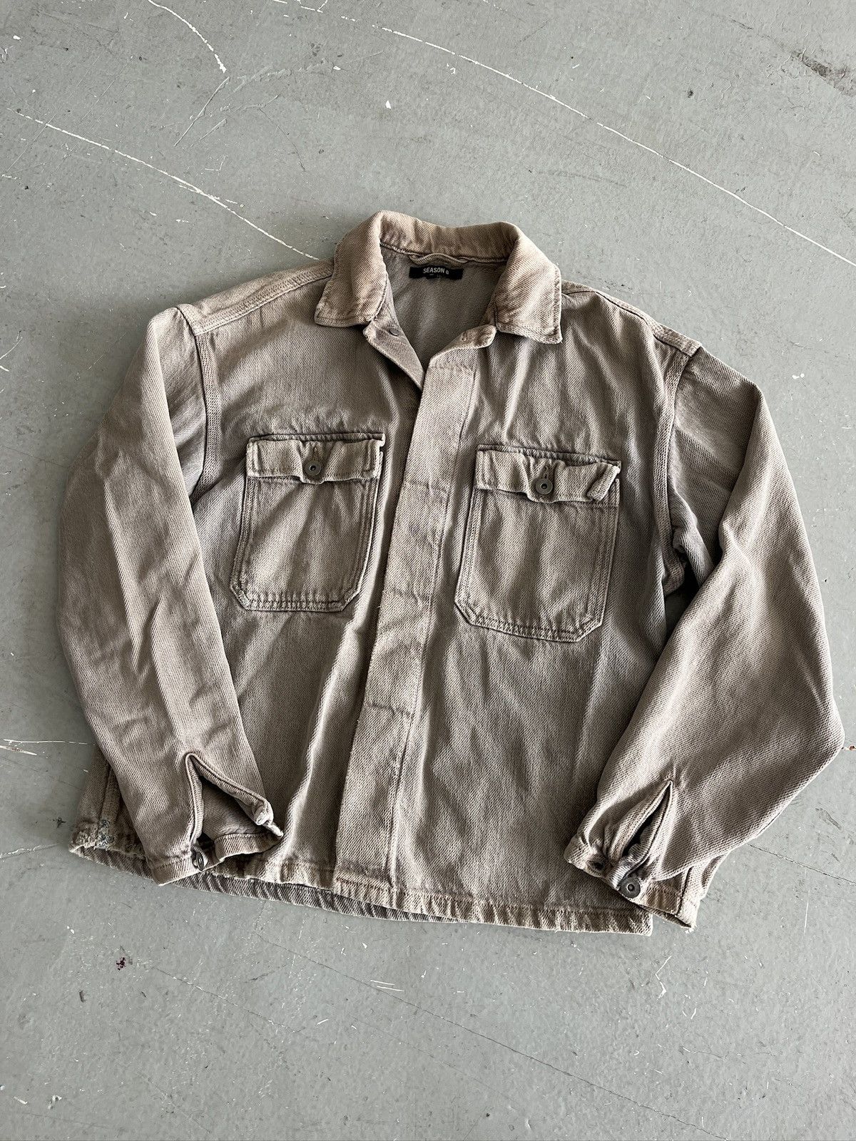 Yeezy Yeezy Season 6 Denim Work Jacket (unisex) Size US S / EU 44-46 / 1 - 2 Thumbnail