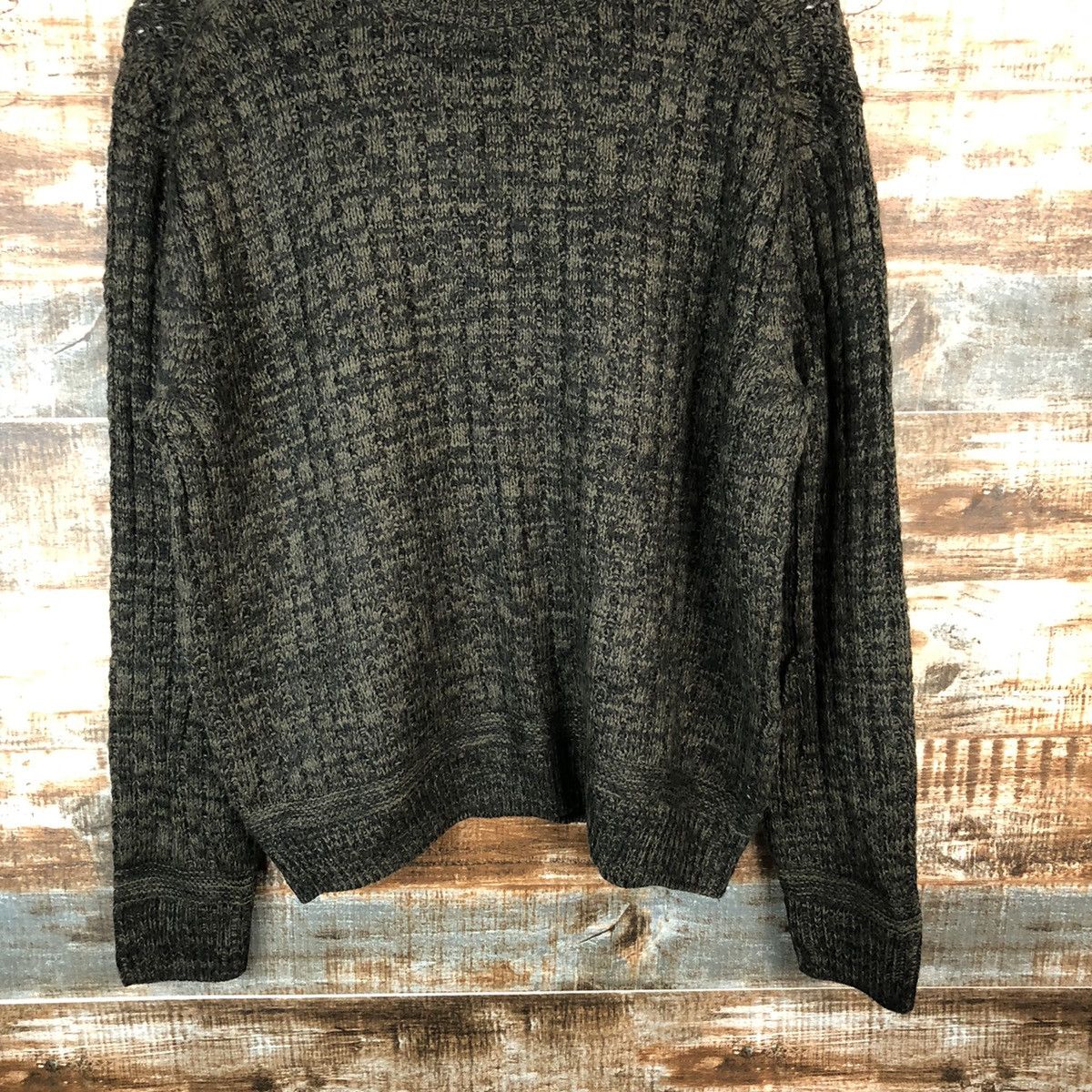 GU × Homespun Knitwear GU Black vintage japan Knitwear #A1730 Size US M / EU 48-50 / 2 - 3 Thumbnail