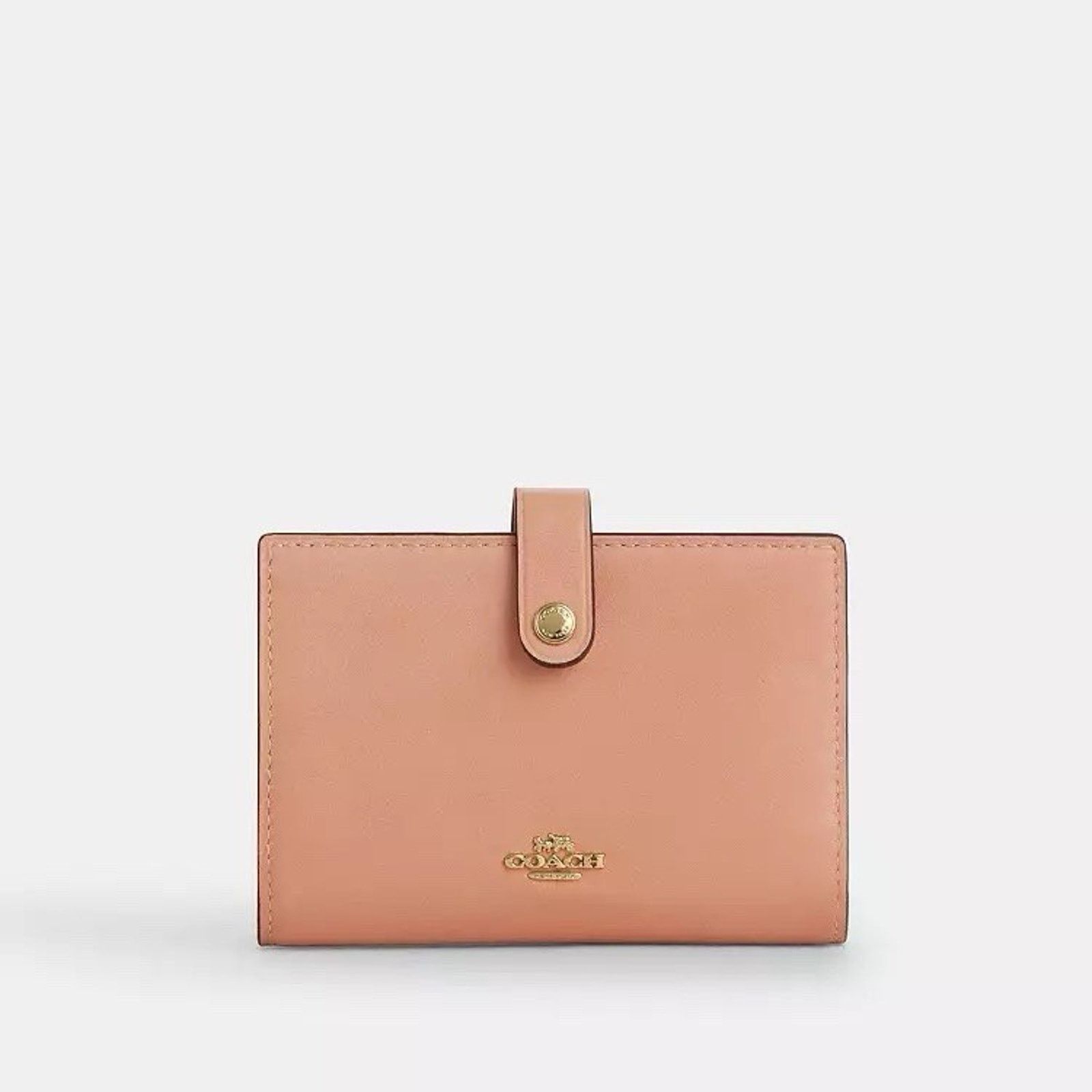 Coach NWT Coach 2-in-1 Wallet Smooth Leather CCL71 Gold/Light Pink Size ONE SIZE - 5 Thumbnail