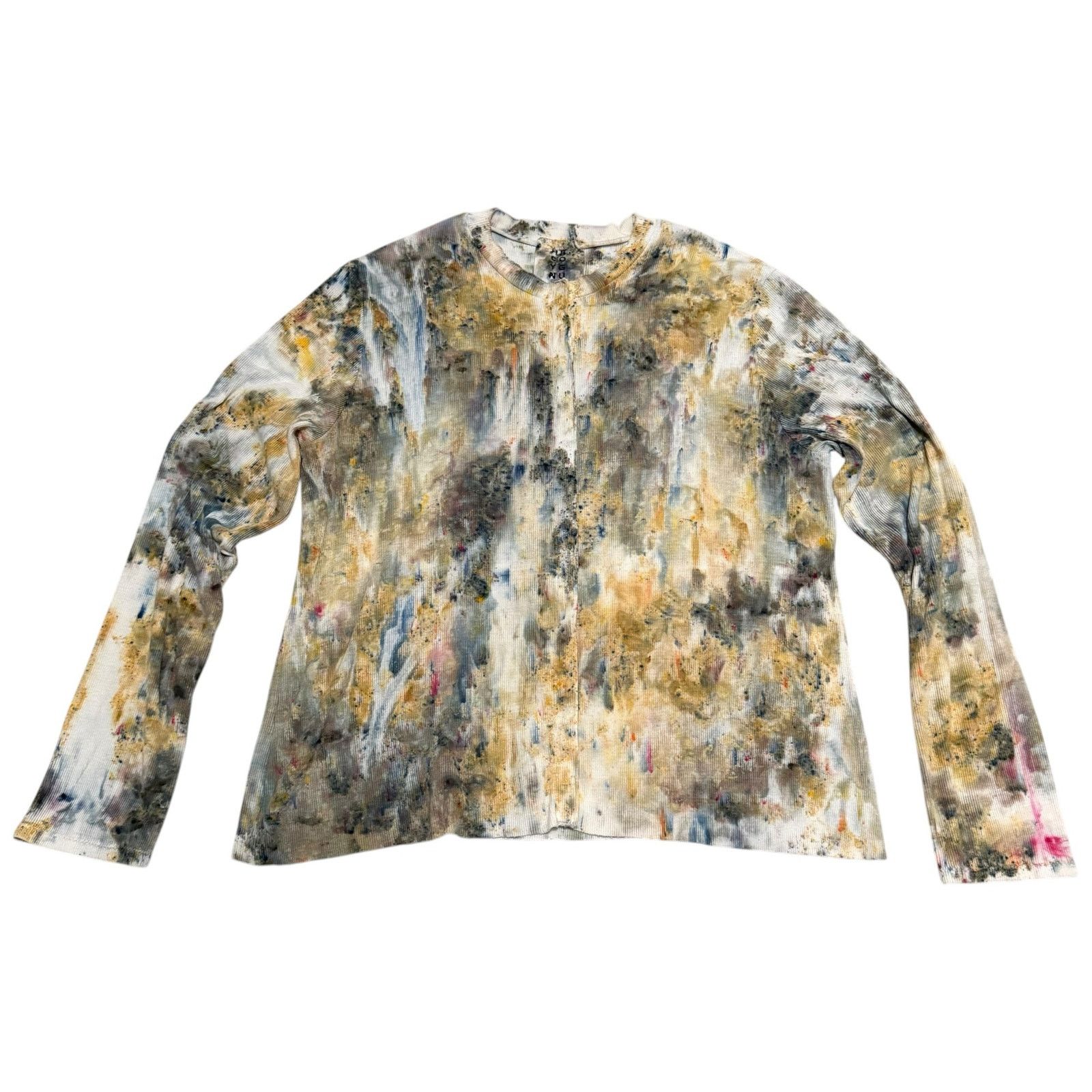Other Heyne Bogut Top Ribbed Snap Close Hand Dyed Multicolor Small Size S / US 4 / IT 40 - 5 Thumbnail