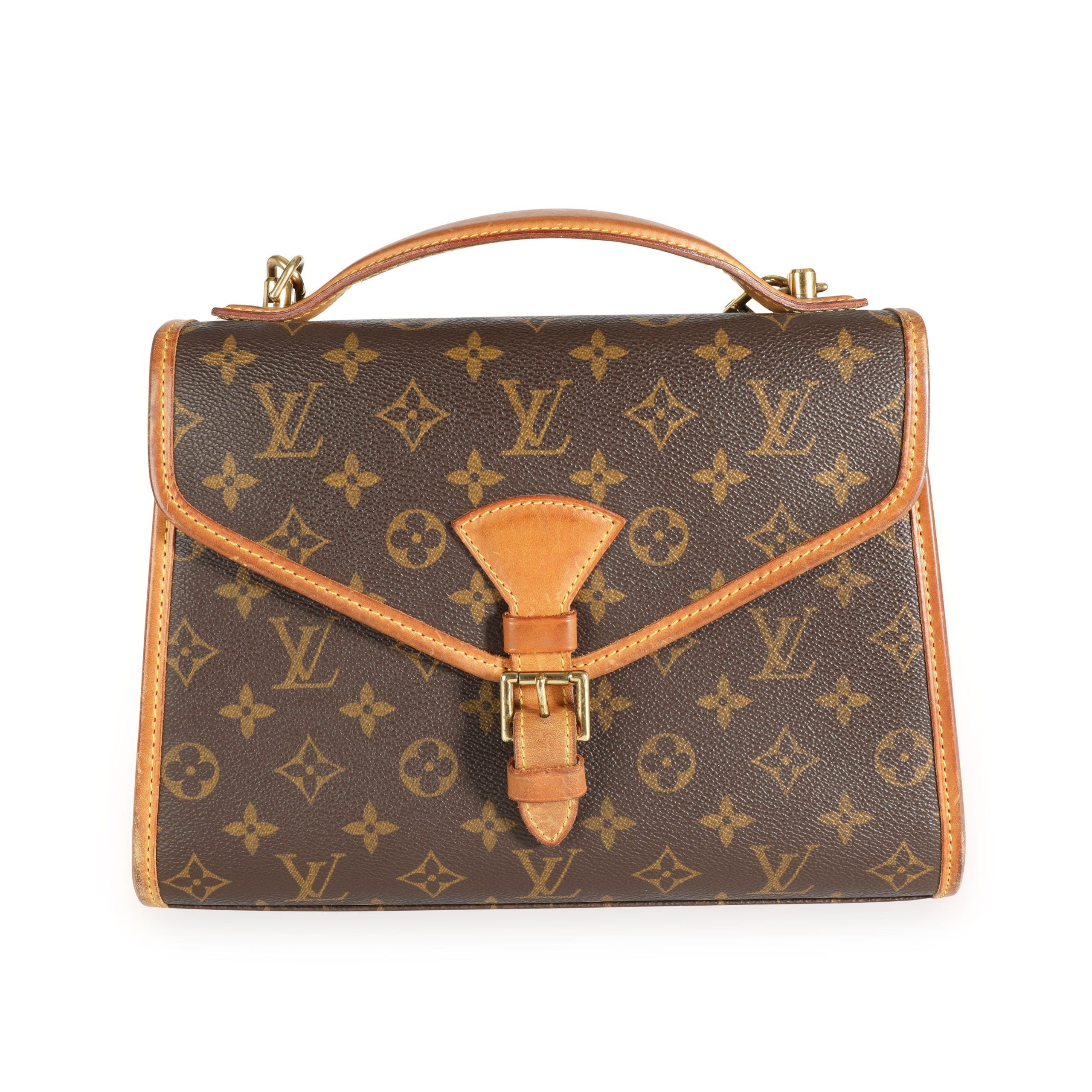 image of Louis Vuitton Monogram Canvas Bel Air Bag in Brown, Women's