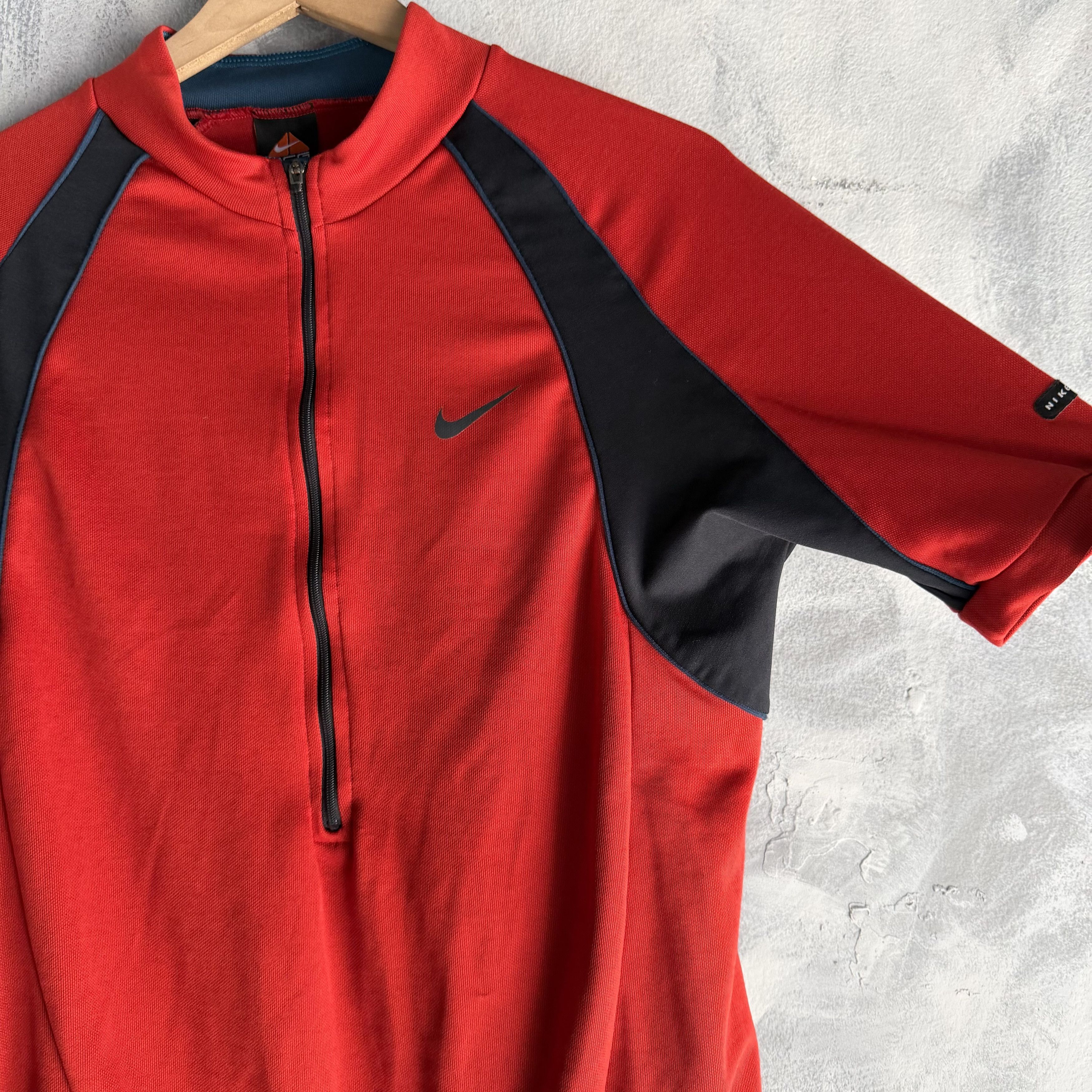 Nike ACG Vtg Nike ACG Cycling Jersey Men Red 1/2 Zip E Fit 3 Pocket Size US S / EU 44-46 / 1 - 4 Thumbnail