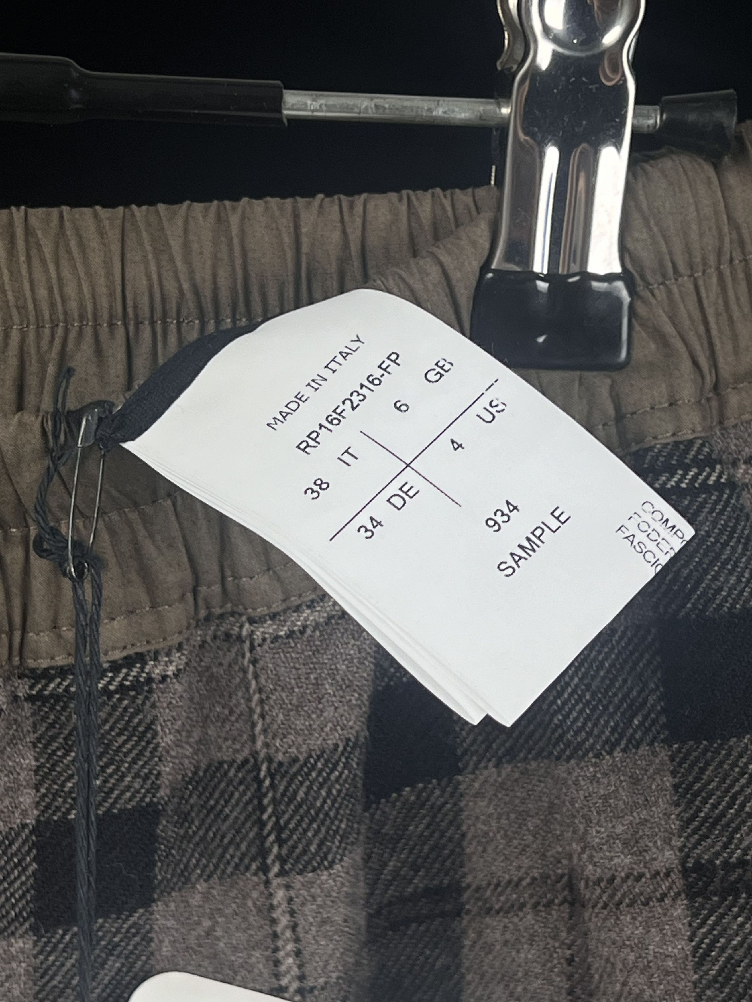 Rick Owens Brand New Pantaloni Plain Boxers MASTODON FW16 Sample Size 26" / US 2 / IT 38 - 11 Thumbnail