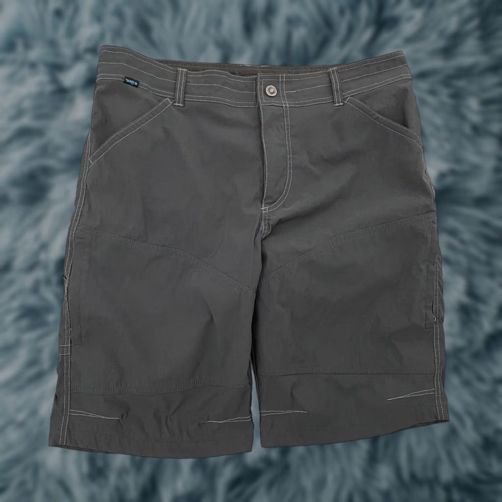Vintage VINTAGE Kuhl Shorts Men's 38 Gray Outdoor Hiking Climbing Travel Pockets Stretch Nylon Spandex Campsite Size US 38 / EU 54 - 1 Thumbnail