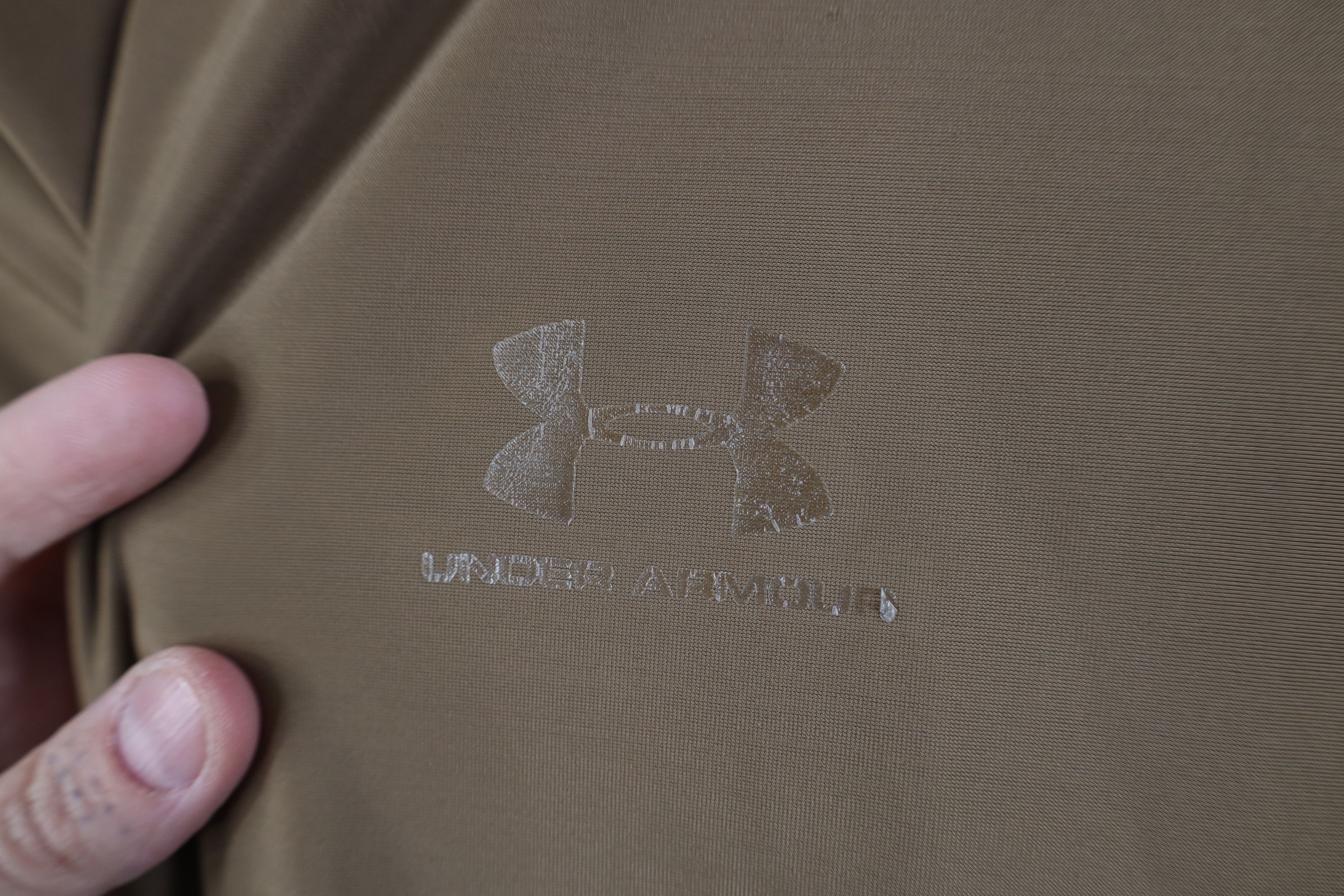 Under Armour Vintage Under Armour Tactical Short Sleeve T-Shirt Brown USA Size US XXL / EU 58 / 5 - 4 Thumbnail