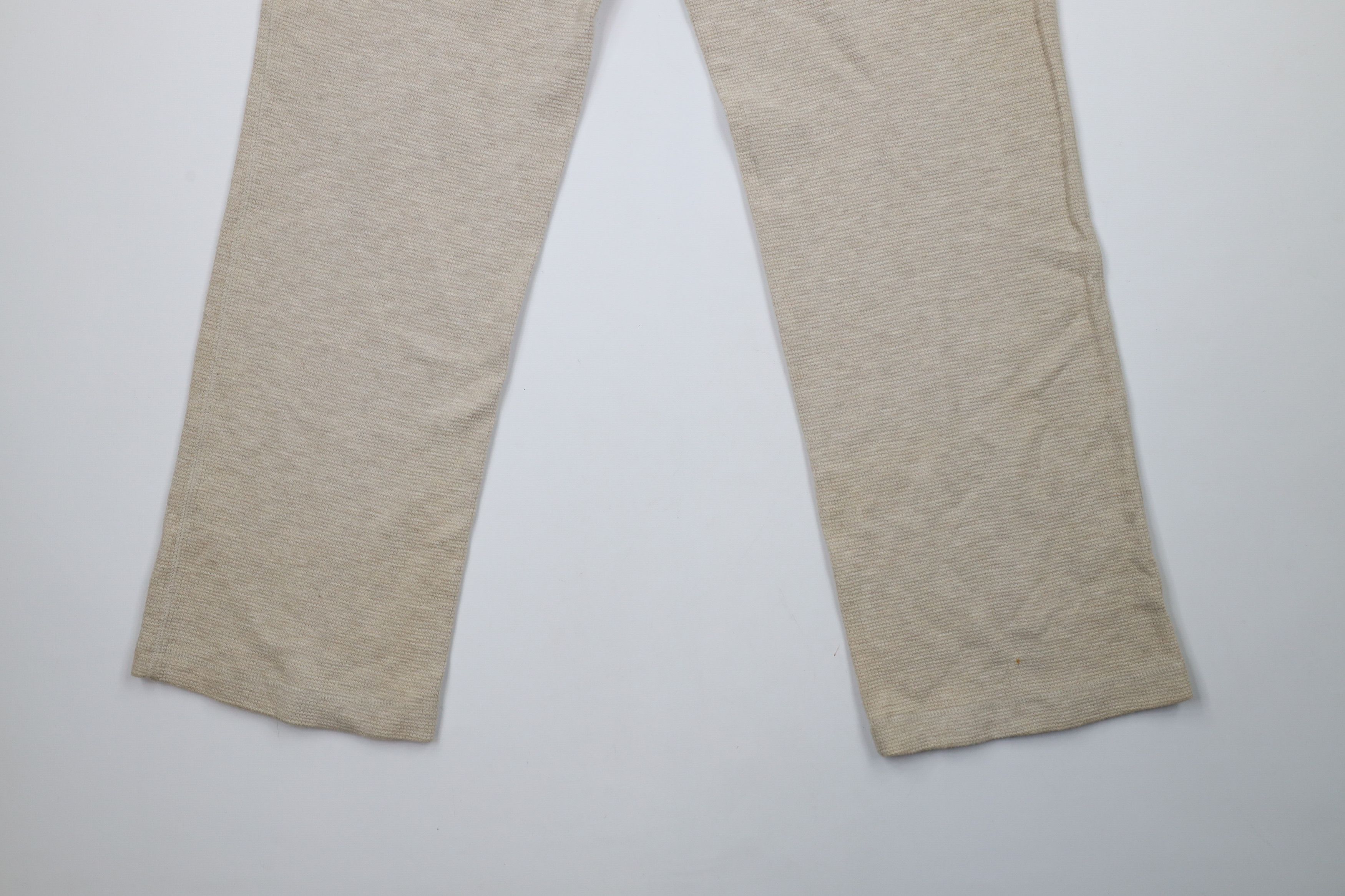 Ralph Lauren × Vintage Vintage 90s Ralph Lauren Waffle Knit Wide Leg Sweatpants Size 32" / US 10 / IT 46 - 12 Thumbnail