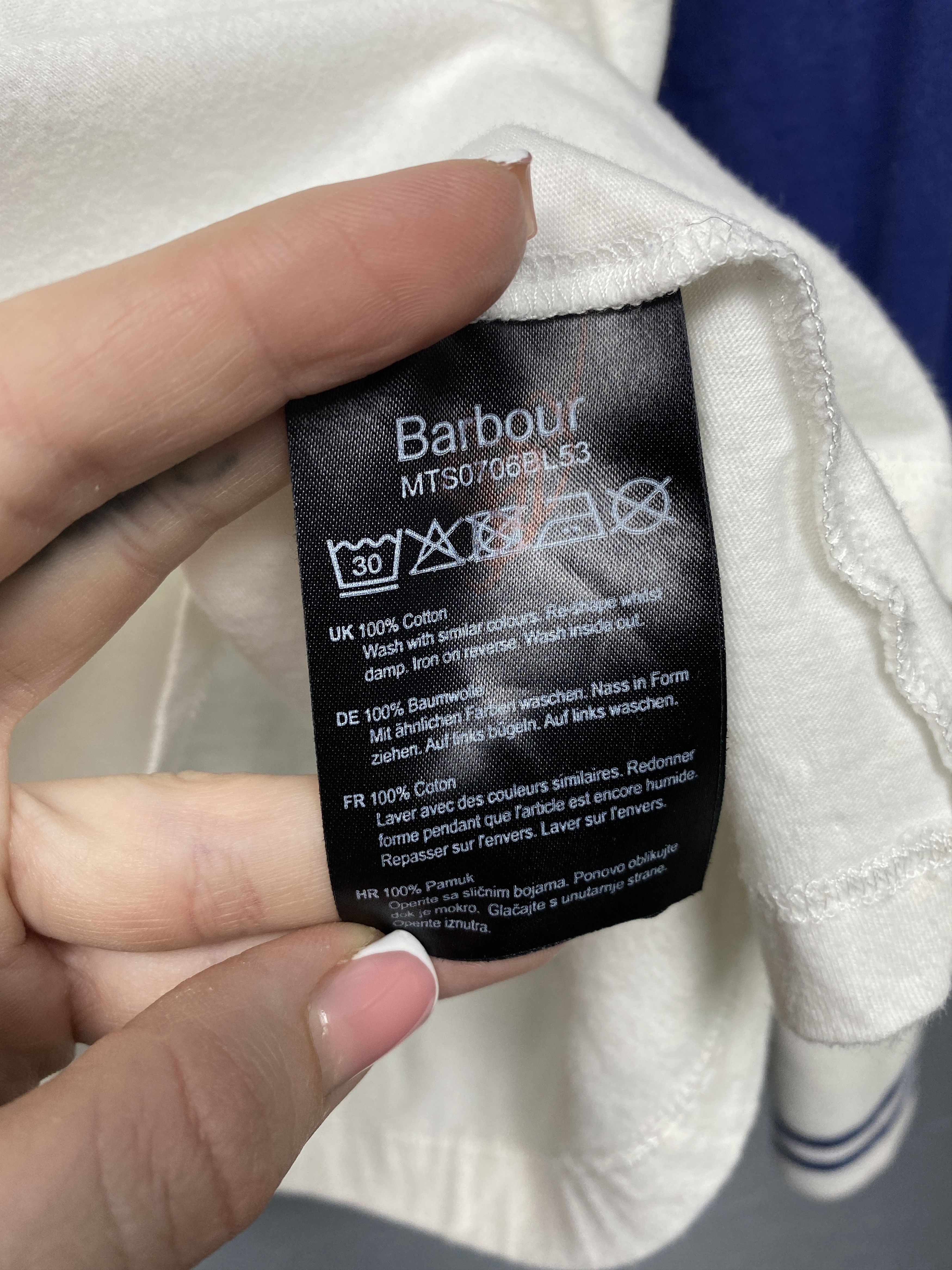 Barbour × Vintage Barbour International Steve McQueen Mens Long Sleeve T-Shirt Size US XXL / EU 58 / 5 - 5 Thumbnail