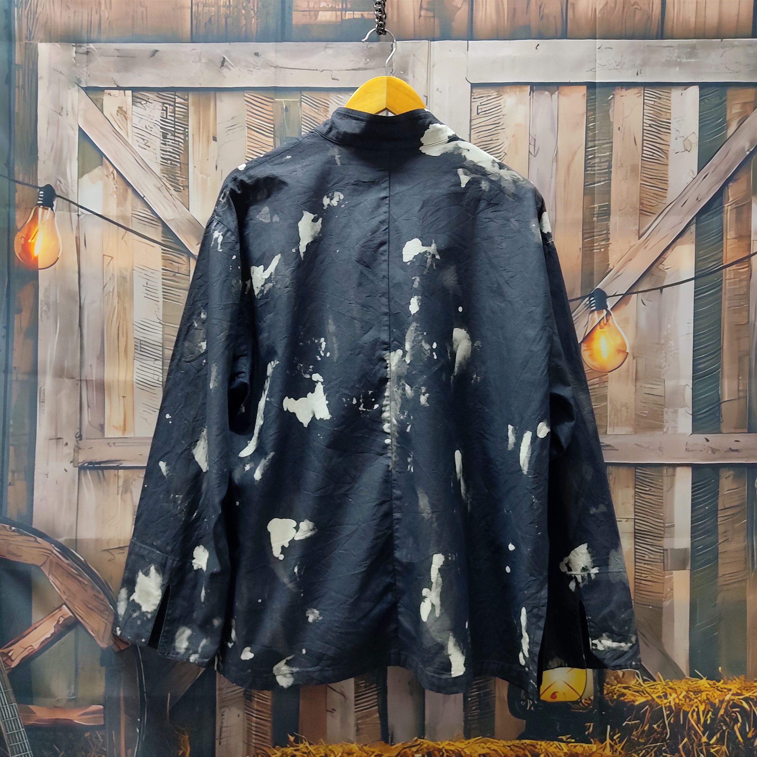 Japanese Brand JOURNAL STANDARD TRISECT 2 Tie-dyed Paint Junk Cook Jacket Size US L / EU 52-54 / 3 - 2 Thumbnail