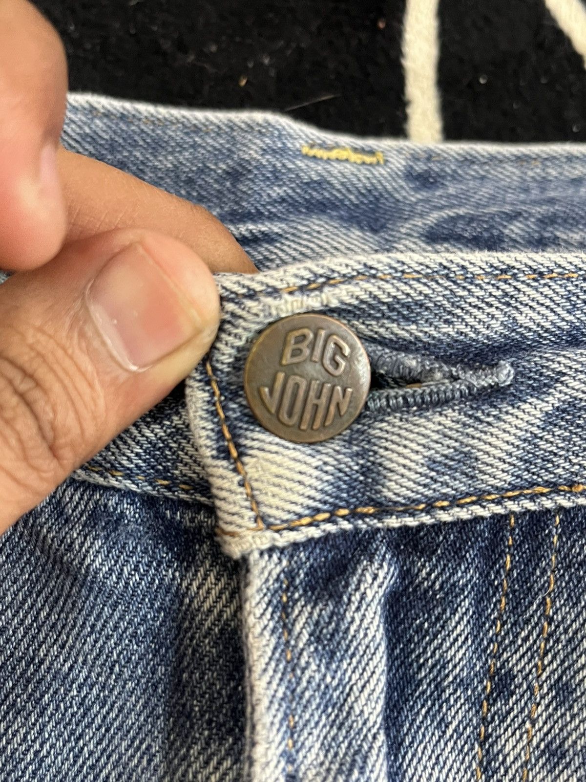 ADAM ET ROPE Vintagw Big John Selvedge Adam Et Rope Distressed Denim Size US 28 / EU 44 - 13 Thumbnail