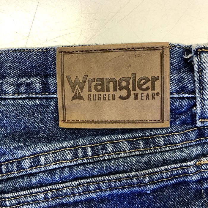 Wrangler 90's Wrangler INSULATED Blue Jeans FLANNEL Lined Pants 33x34