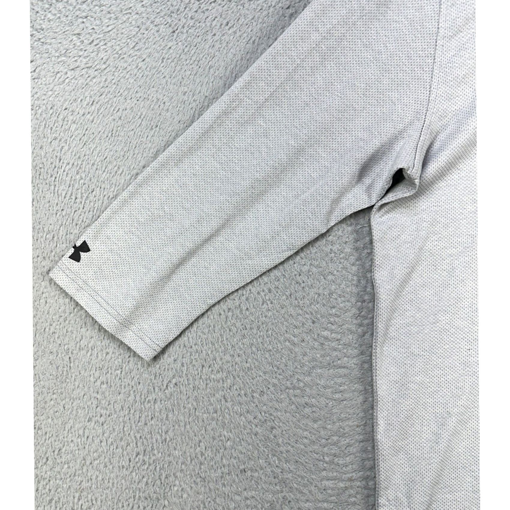 Under Armour Under Armour Heat Gear Mens T-Shirt Gray 3/4 Sleeve Large Stretch Breathable Crew Neck Shirt Modern Tee Mens Size US L / EU 52-54 / 3 - 7 Thumbnail
