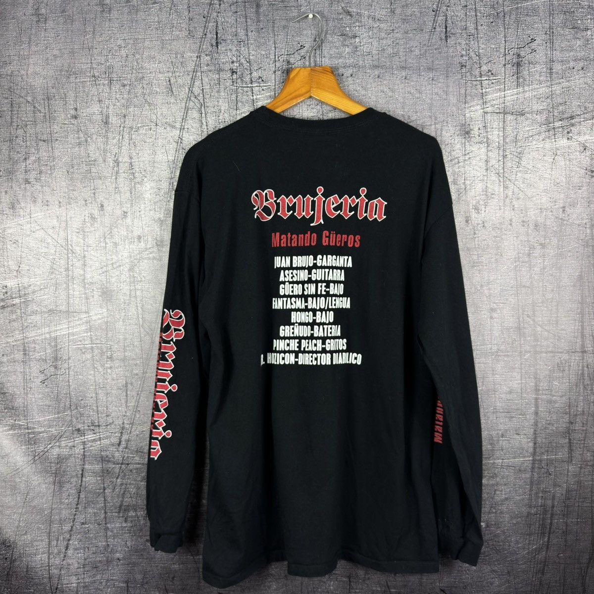 Band Tees Brujeria Matando gueros long sleeve t shirt metal band Size US XL / EU 56 / 4 - 6 Thumbnail