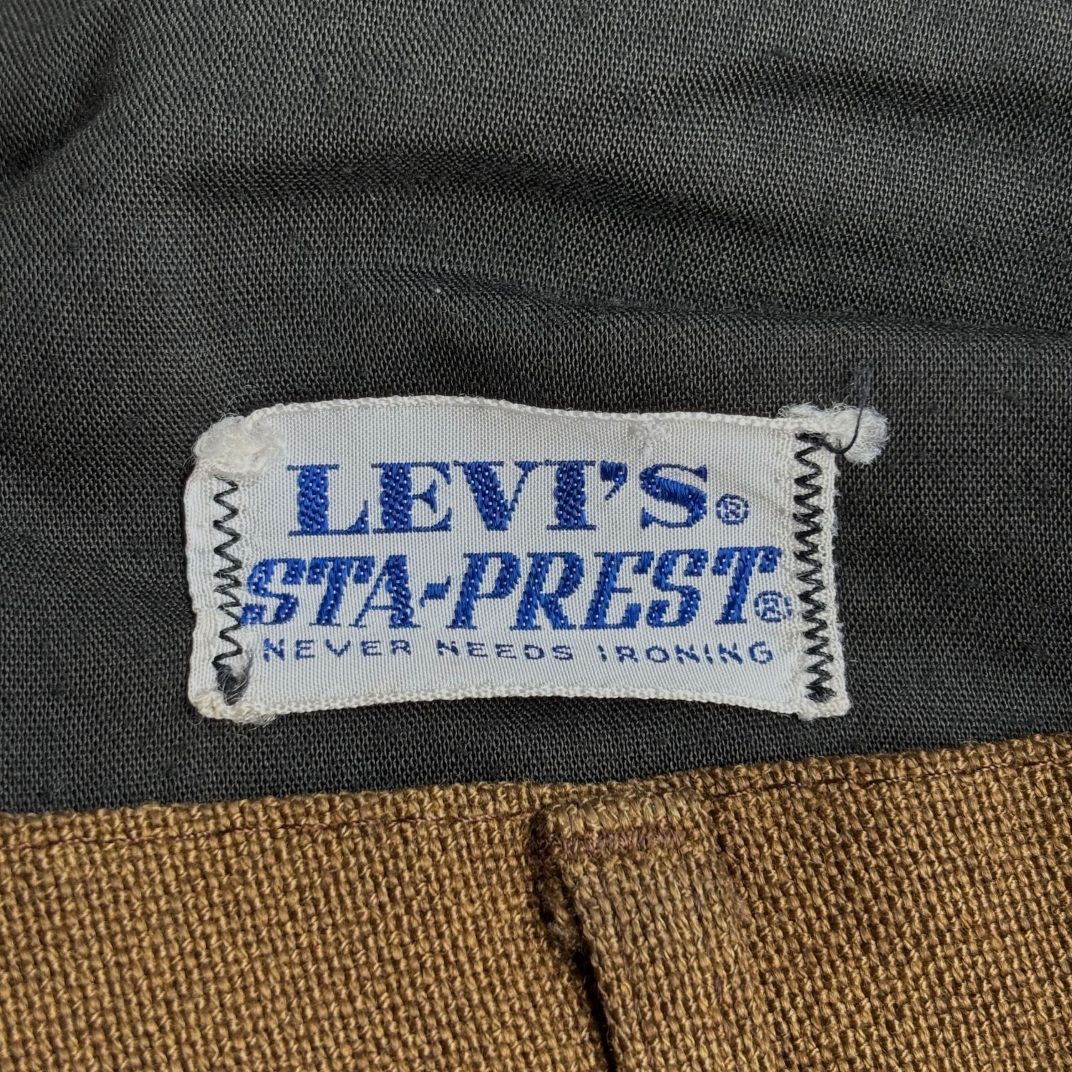 Levi's Vintage Clothing 70's Levi's STA-PREST Tapered Pants Size US 27 - 9 Thumbnail