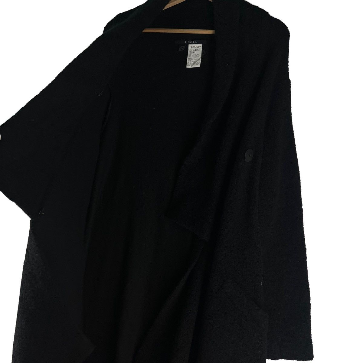 Limi Feu 🔥RICH BLACK - RUNWAY WOOL LONG JACKET OVERSIZED Size US S / EU 44-46 / 1 - 10 Thumbnail