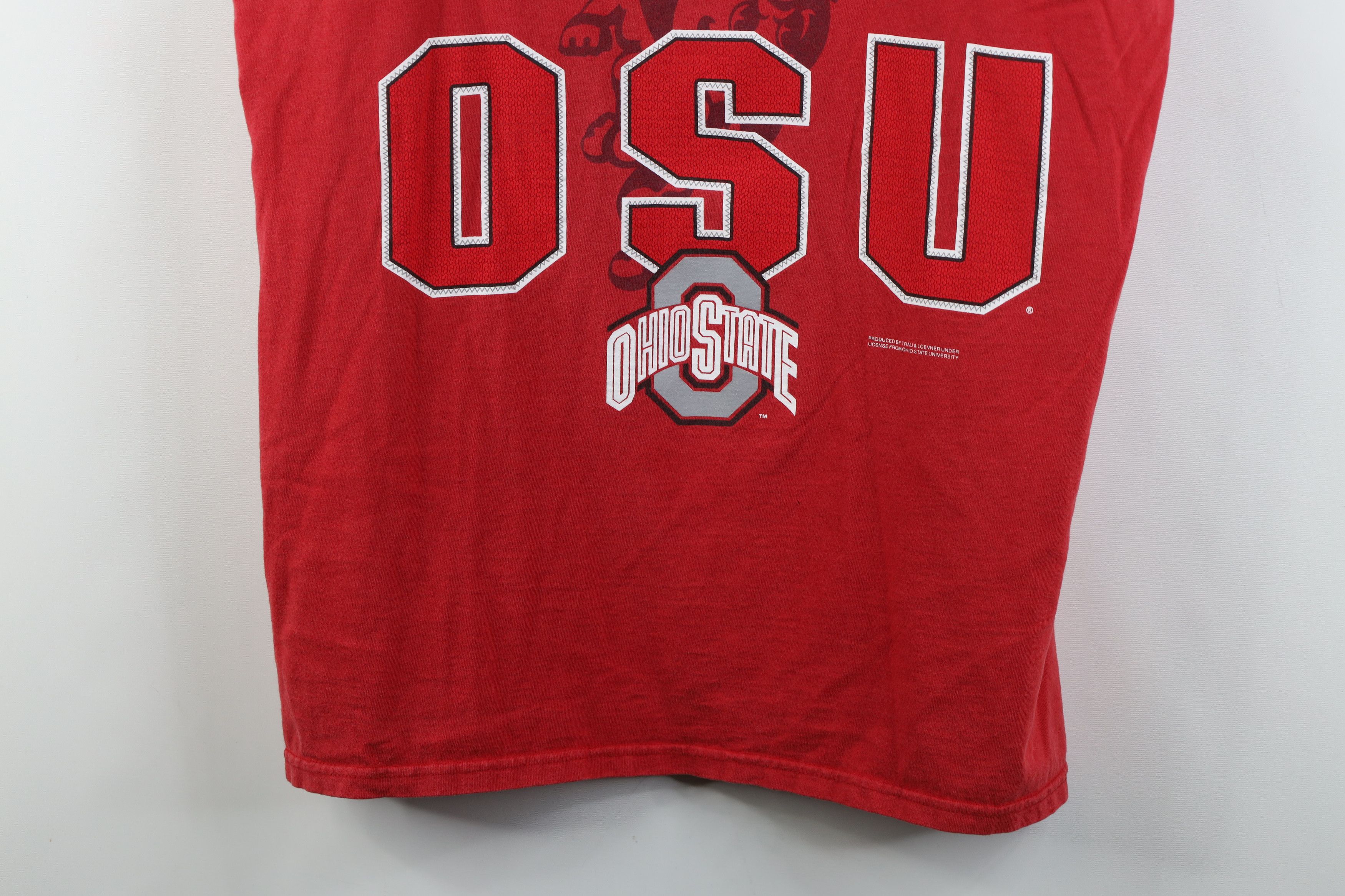 Vintage Vintage 90s Ohio State University Tank Top T-Shirt Cotton Size US L / EU 52-54 / 3 - 3 Thumbnail