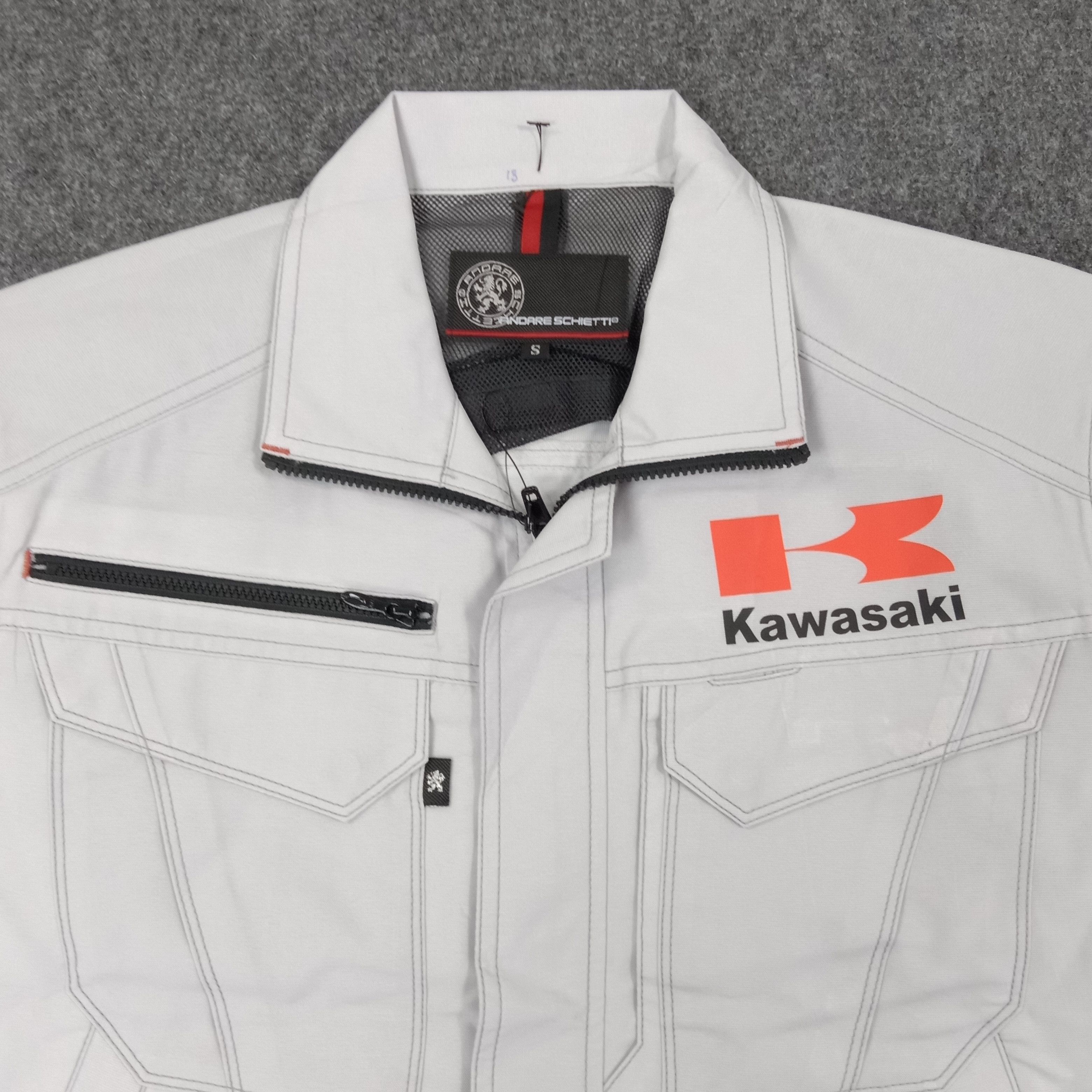 Japanese Brand × Vintage KAWASAKI Japanese Motorcycle Racing Custom Jacket Size US M / EU 48-50 / 2 - 4 Thumbnail