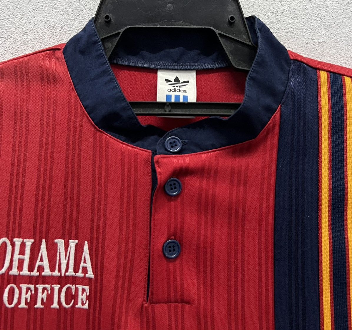 Adidas × Descente VINTAGE ADIDAS YOKOHAMA CITY OFFICE MADE IN JAPAN JERSEY Size US L / EU 52-54 / 3 - 7 Thumbnail