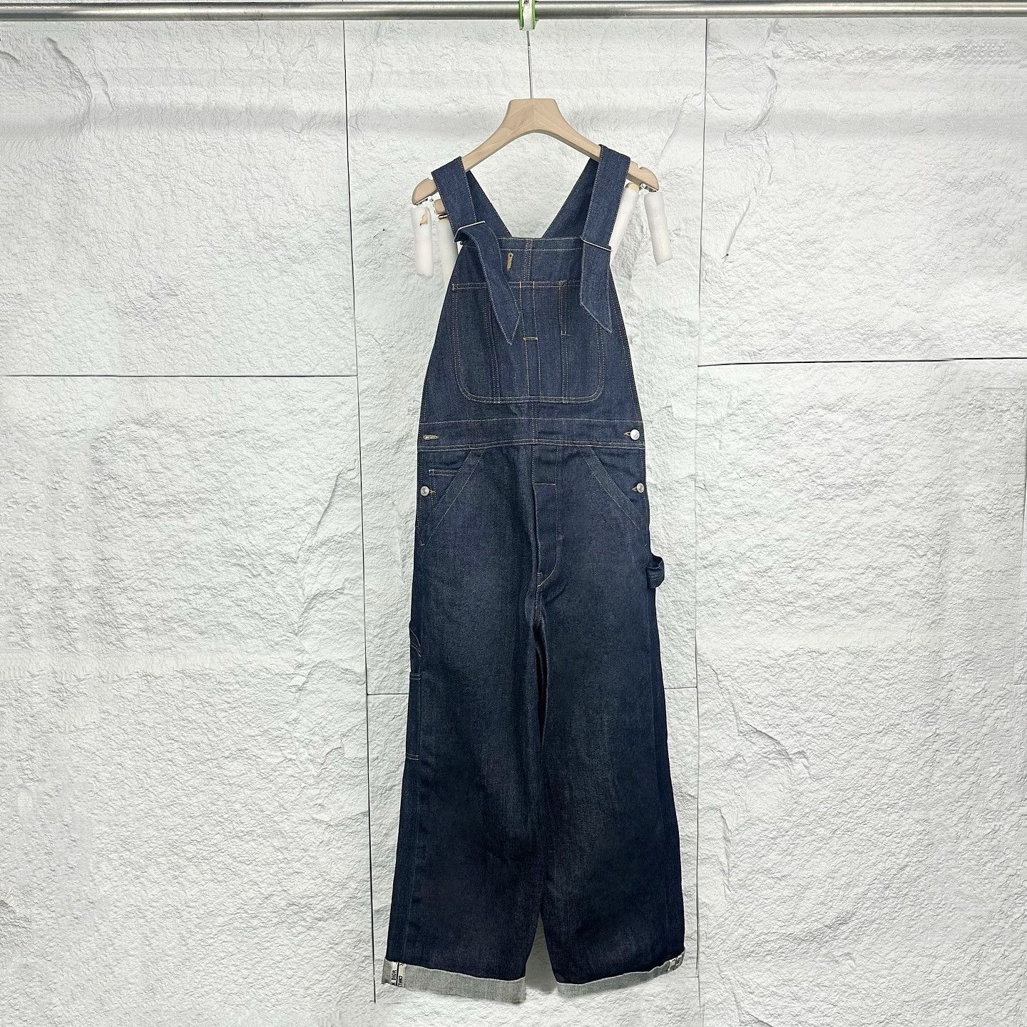 Dior Dior Bee Logo Denim Overalls Size 34 Size 25" / US 0 / IT 36 - 1 Thumbnail