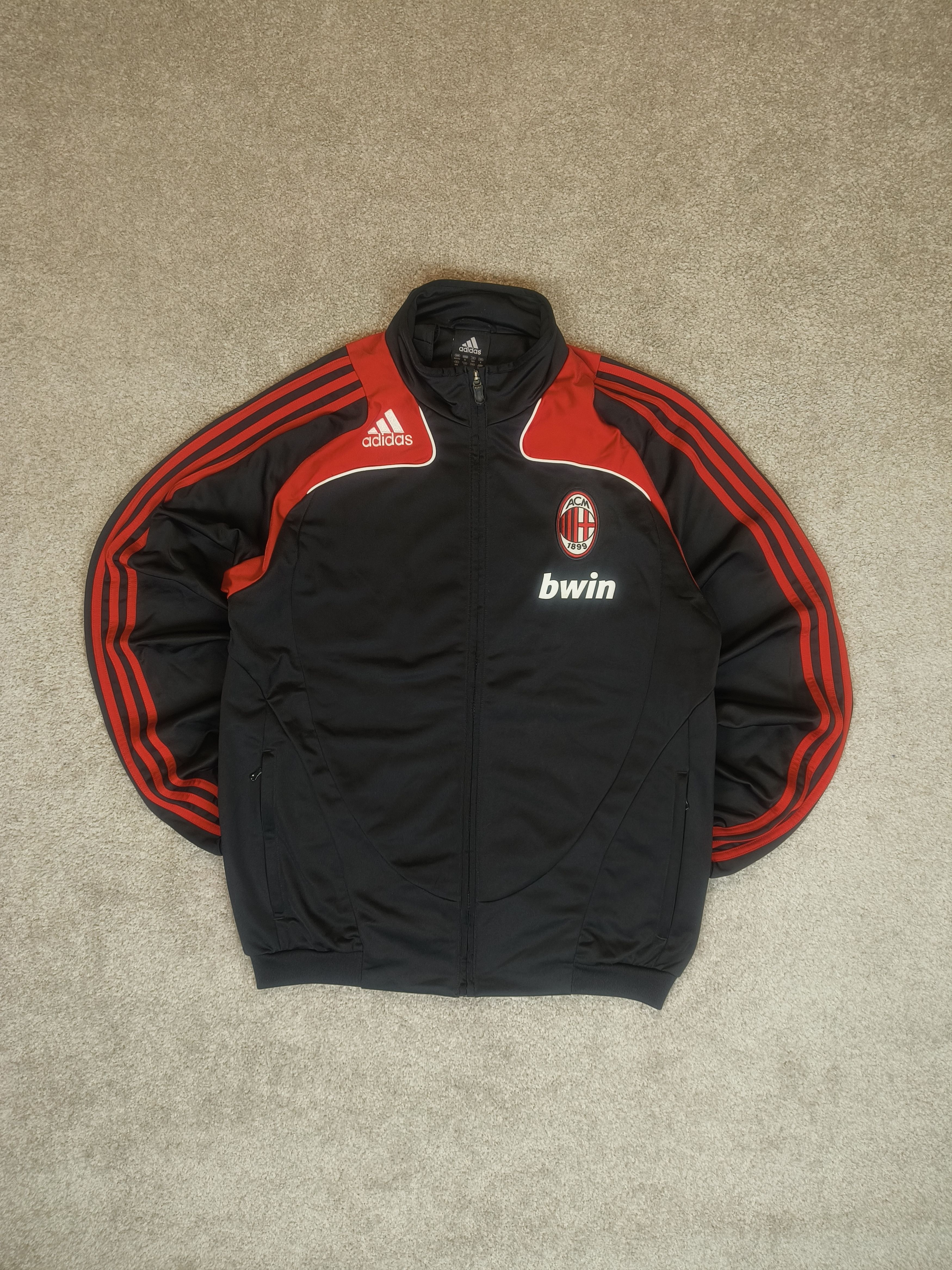 Adidas Adidas AC Milan Training Era 2008-09 Track Top Serie A Jacke Size US M / EU 48-50 / 2 - 1 Thumbnail